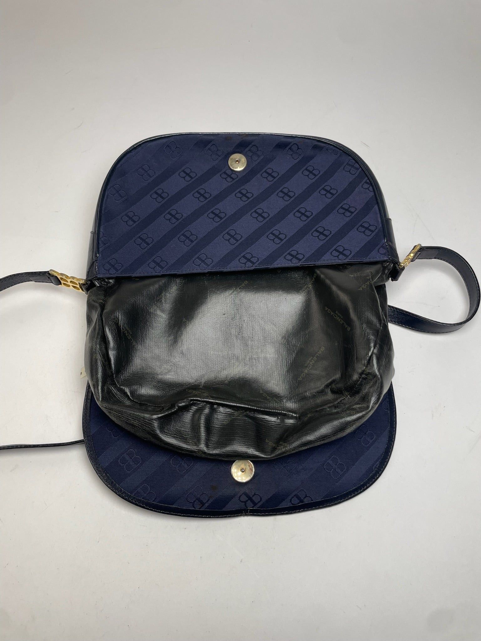 Balenciaga Vintage Monogram Bag Navy Black Size ONE SIZE - 11 Thumbnail