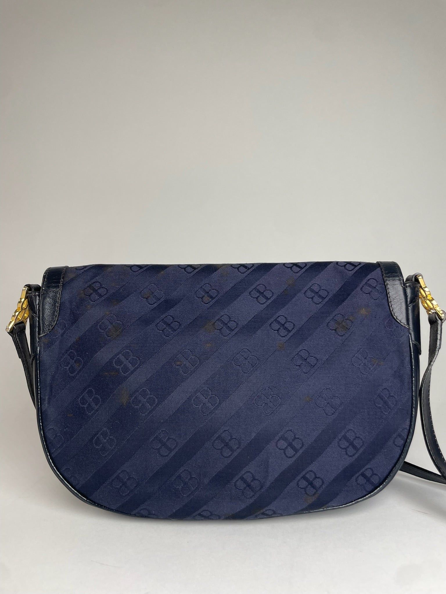 Balenciaga Vintage Monogram Bag Navy Black Size ONE SIZE - 2 Thumbnail