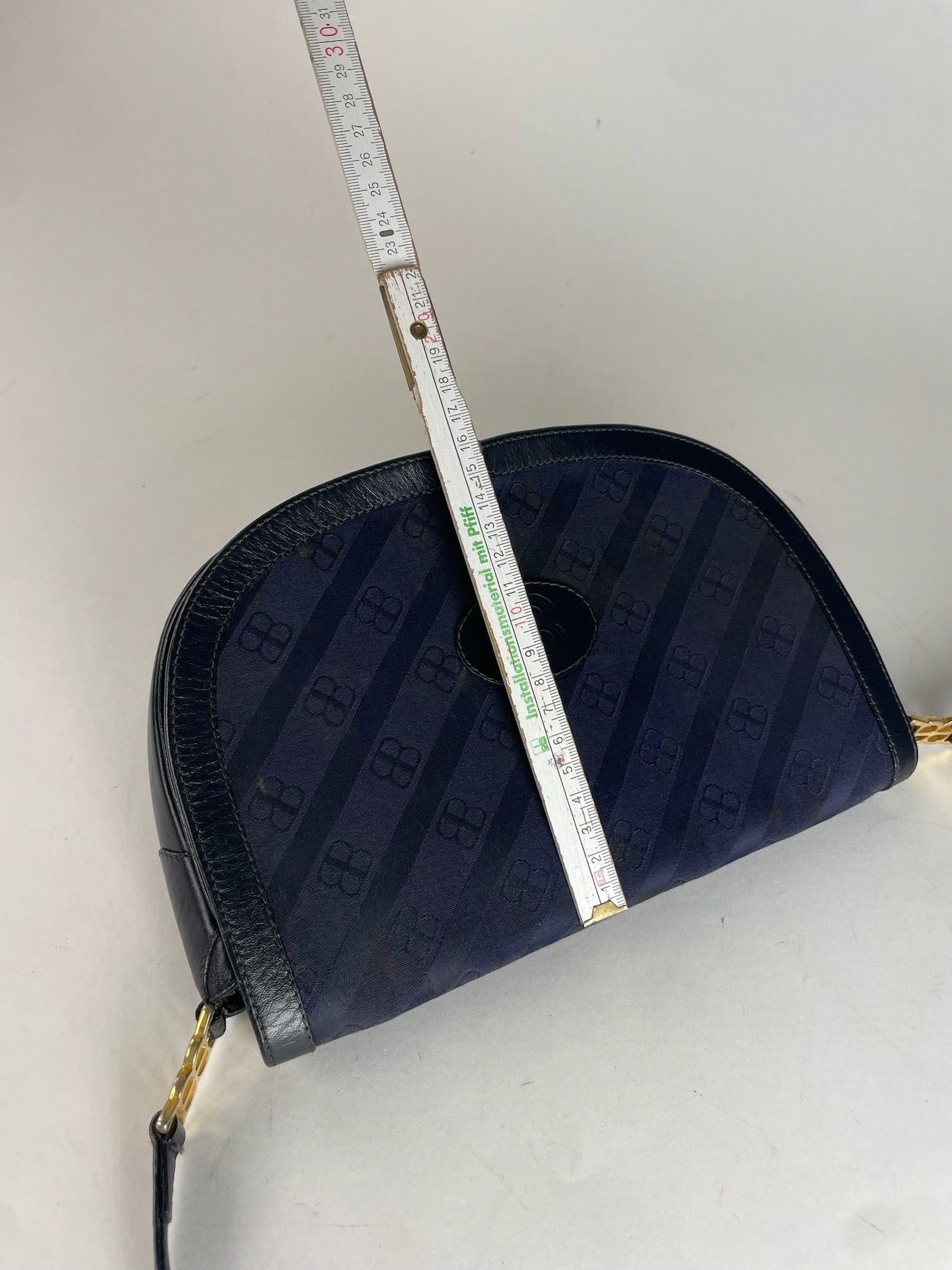 Balenciaga Vintage Monogram Bag Navy Black Size ONE SIZE - 12 Thumbnail