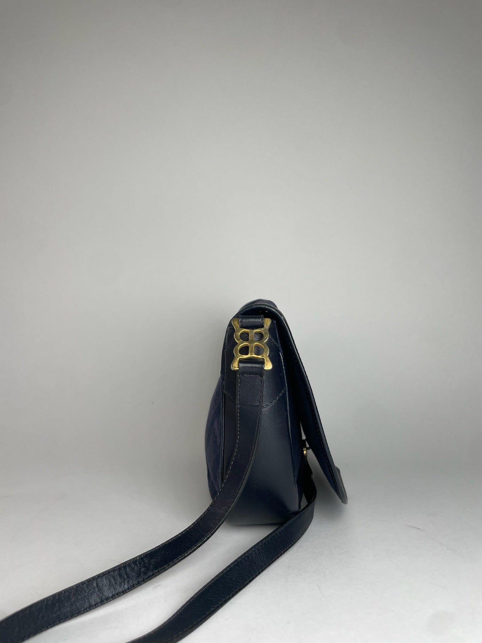 Balenciaga Vintage Monogram Bag Navy Black Size ONE SIZE - 6 Thumbnail