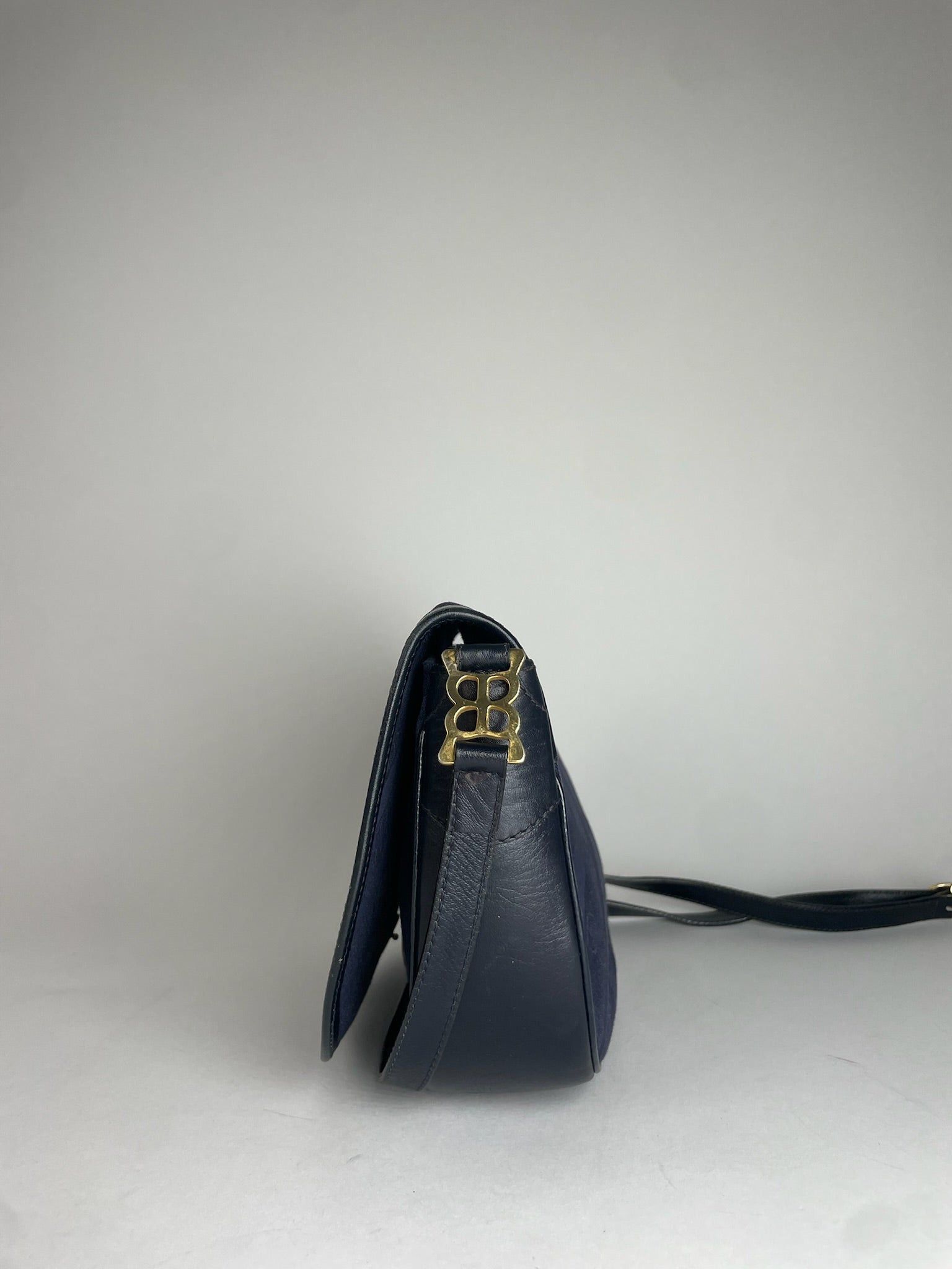 Balenciaga Vintage Monogram Bag Navy Black Size ONE SIZE - 9 Thumbnail