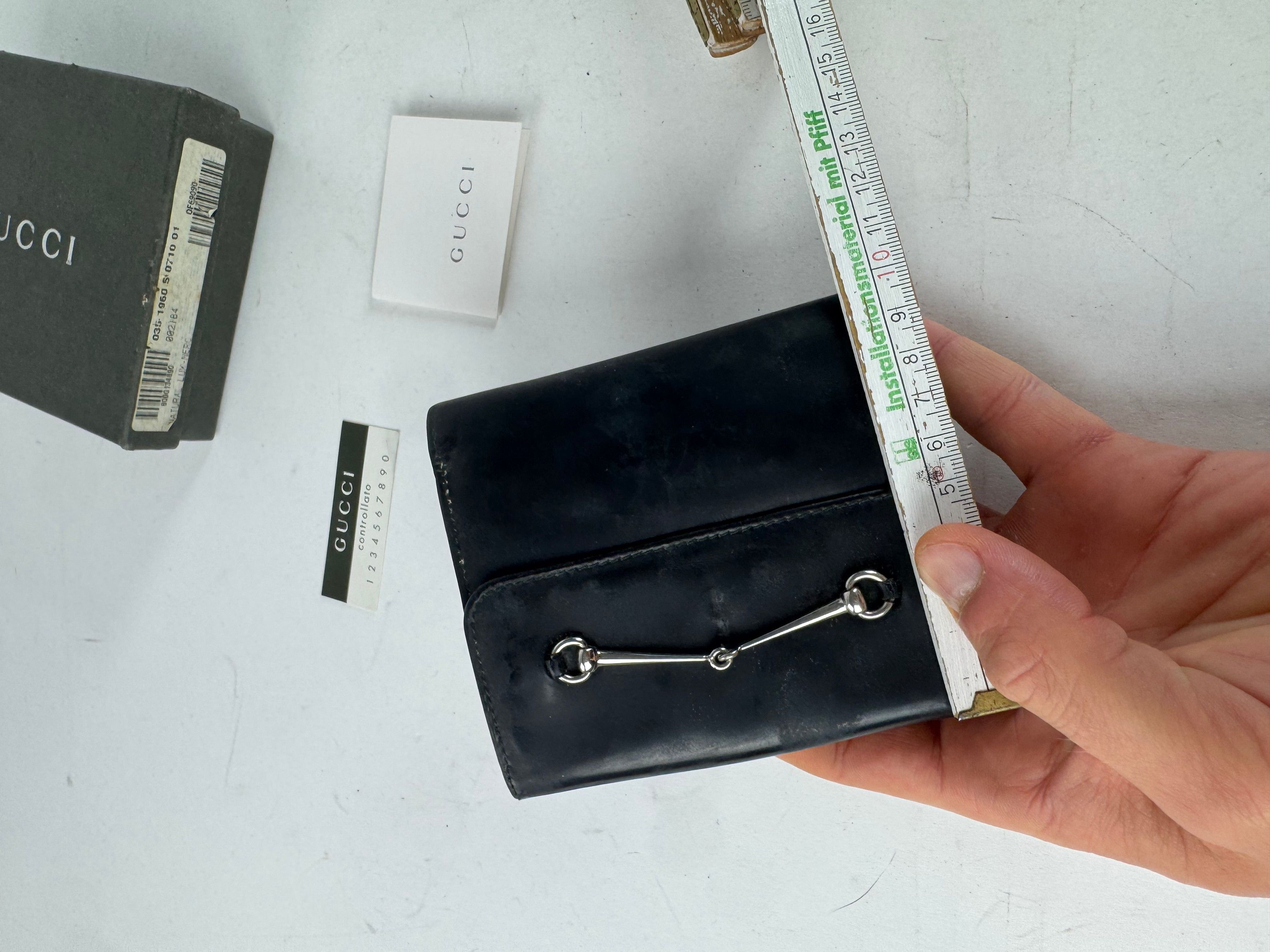 Gucci Vintage Patent Leather Horsebit Wallet Black Size ONE SIZE - 11 Thumbnail