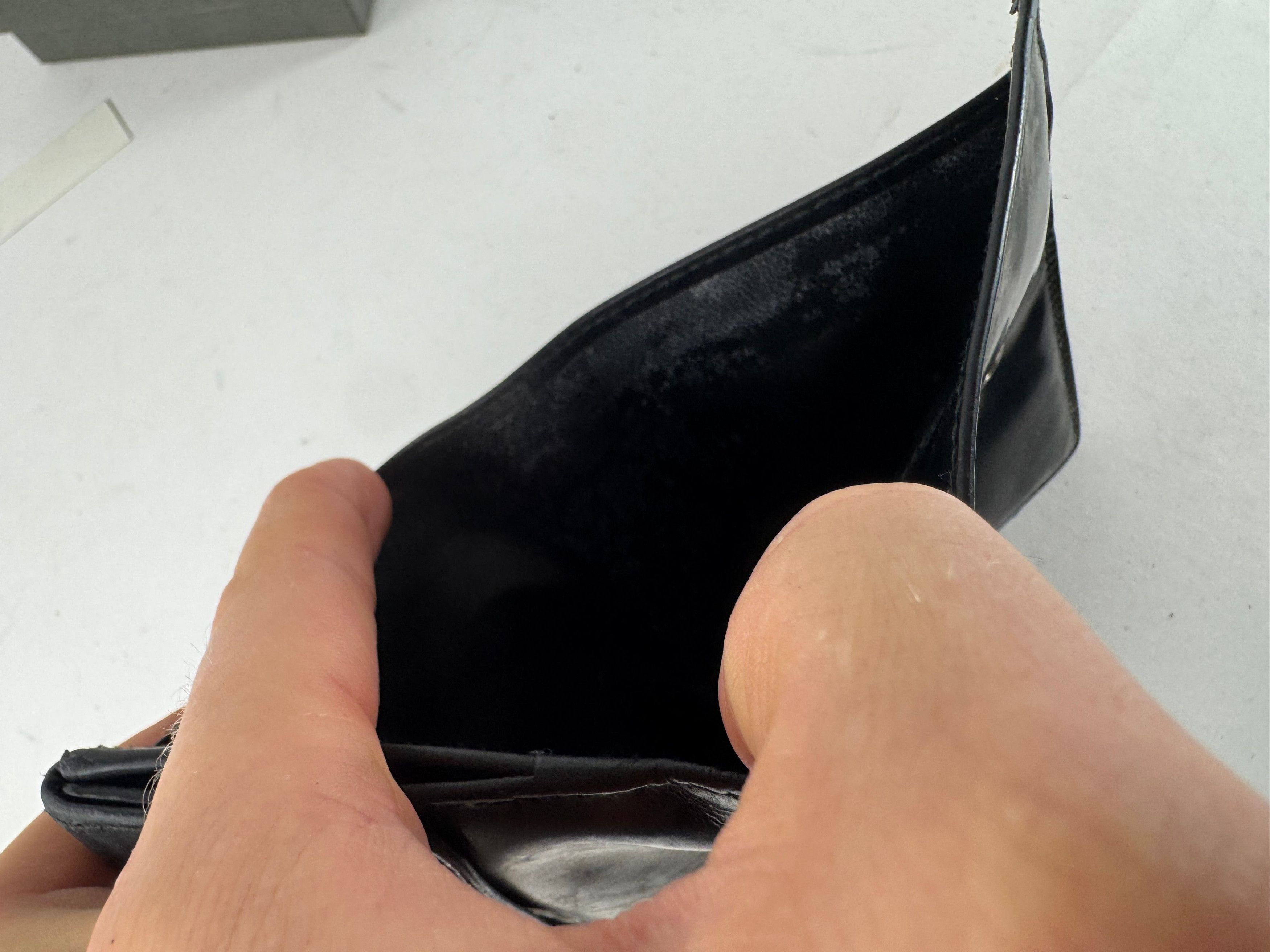 Gucci Vintage Patent Leather Horsebit Wallet Black Size ONE SIZE - 9 Thumbnail
