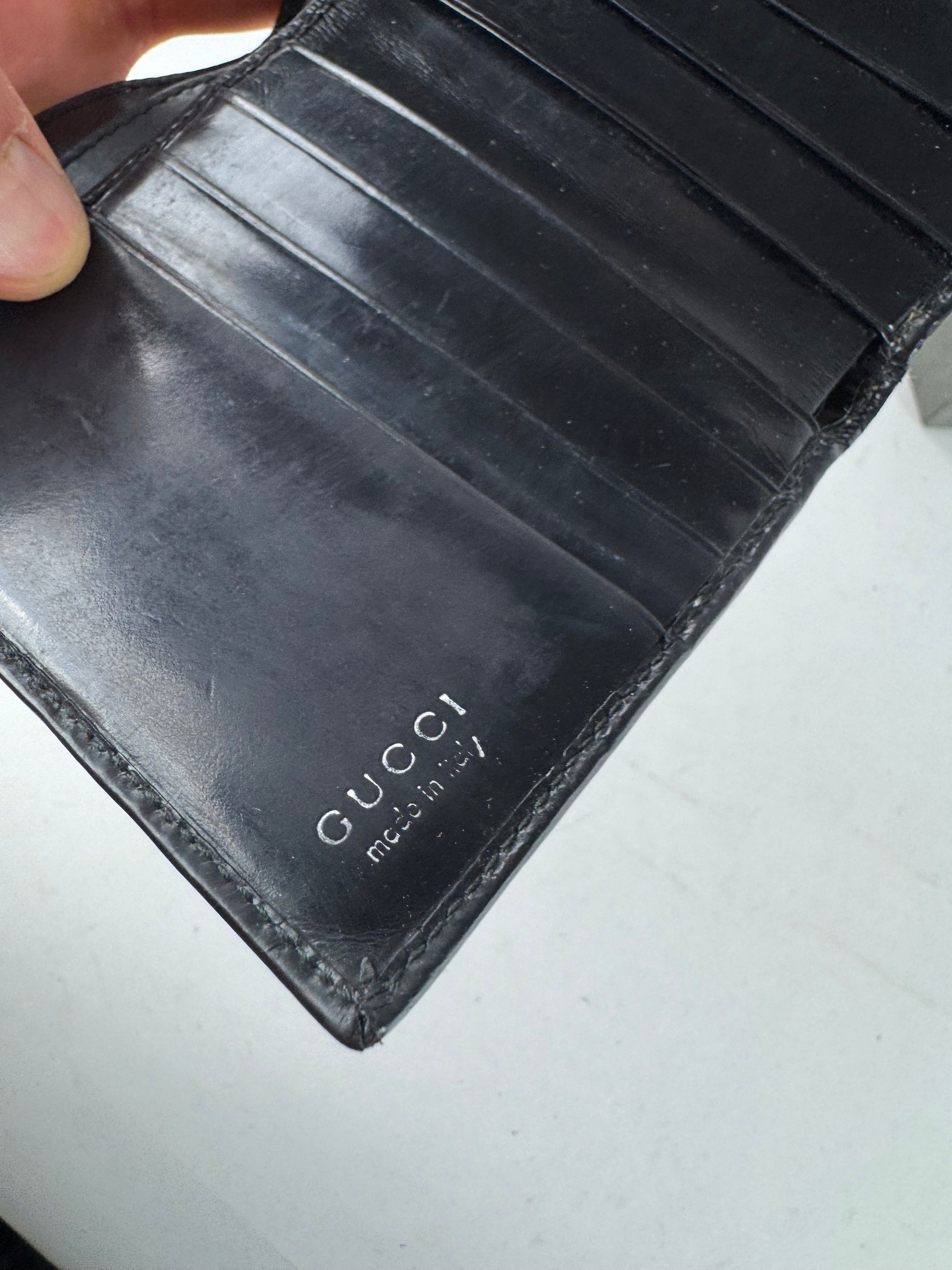 Gucci Vintage Patent Leather Horsebit Wallet Black Size ONE SIZE - 5 Thumbnail