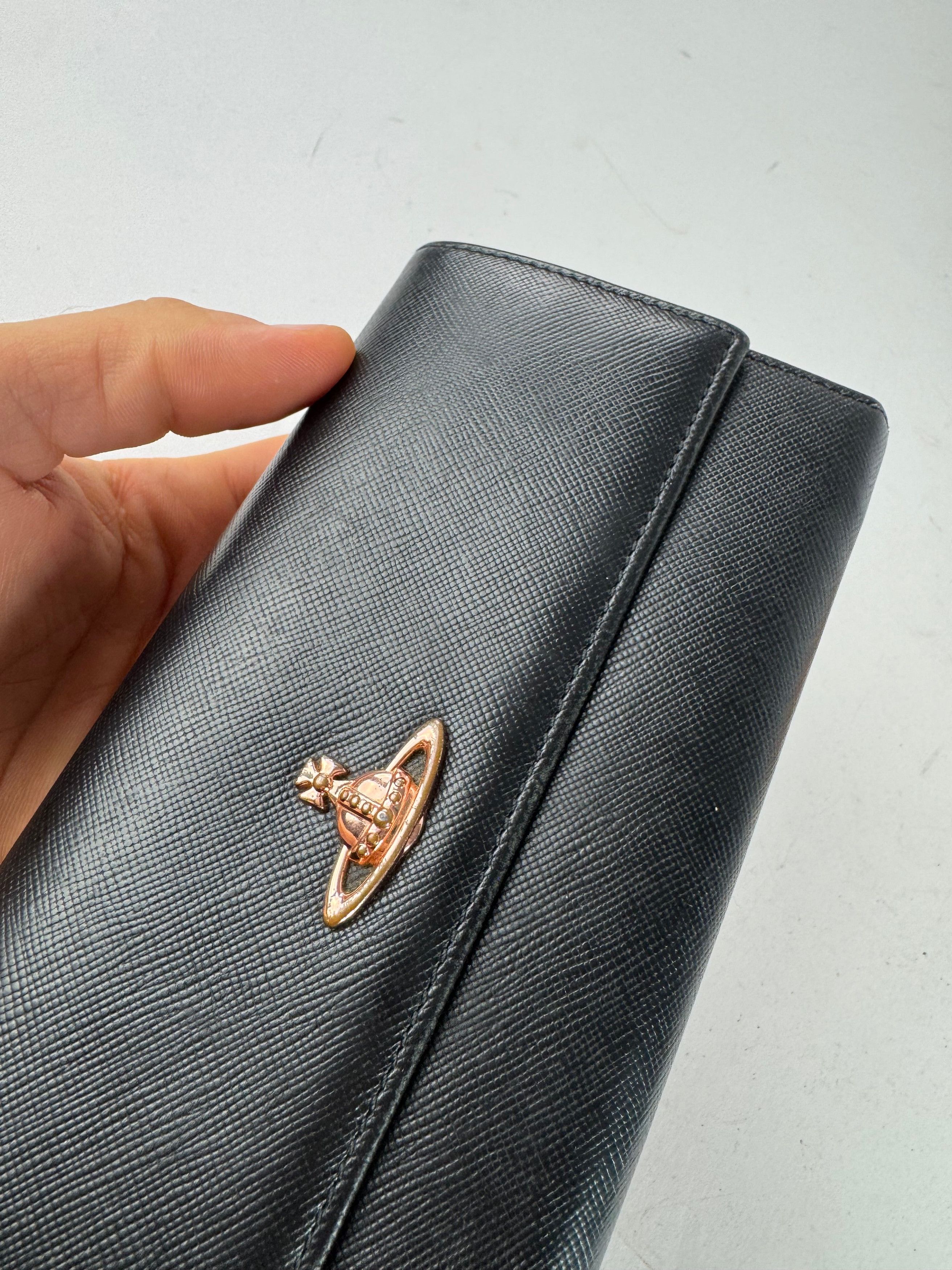Vivienne Westwood Vintage Leather Wallet Black Size ONE SIZE - 3 Thumbnail