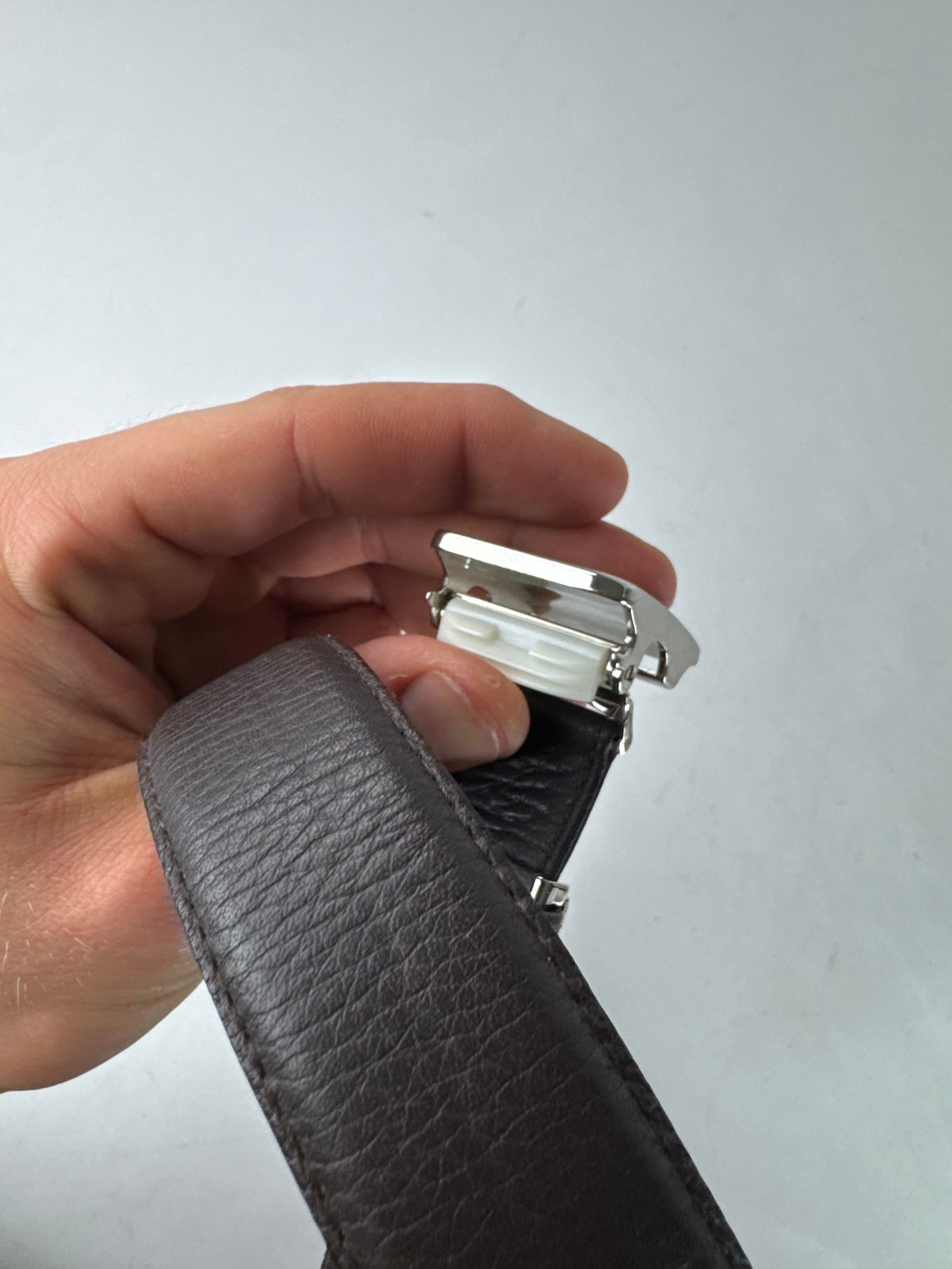 Other Vintage Yves Saint Laurent Snake Emblossed Leather Belt Blac Size ONE SIZE - 4 Thumbnail