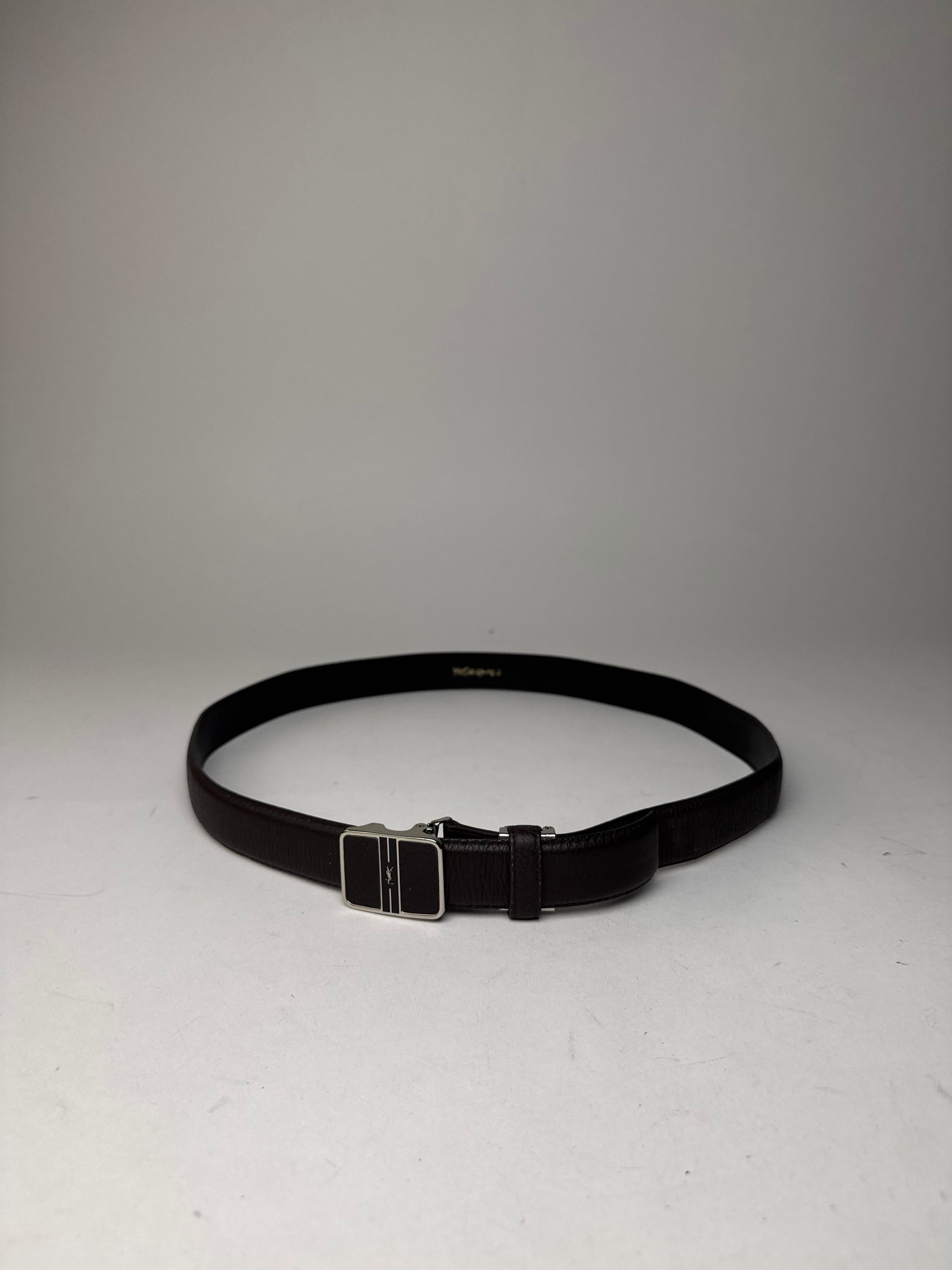 Other Vintage Yves Saint Laurent Snake Emblossed Leather Belt Blac Size ONE SIZE - 11 Thumbnail