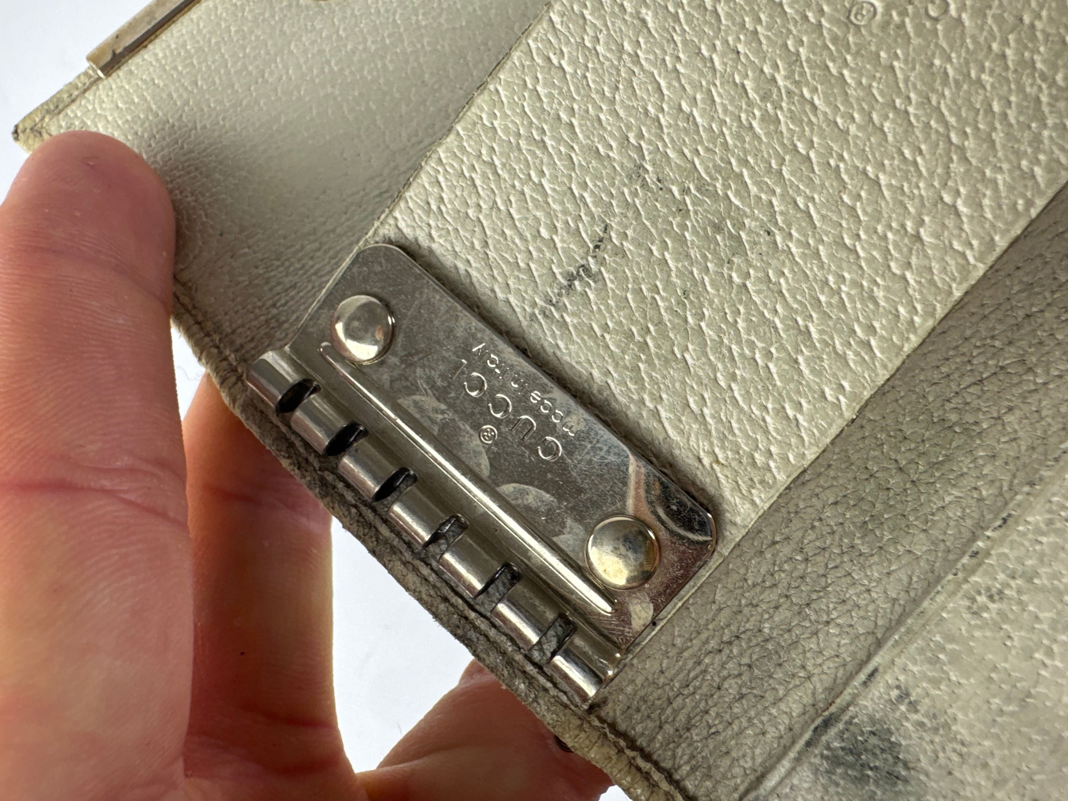 Gucci Vintage Monogram Card Holder Brown white Size ONE SIZE - 7 Thumbnail