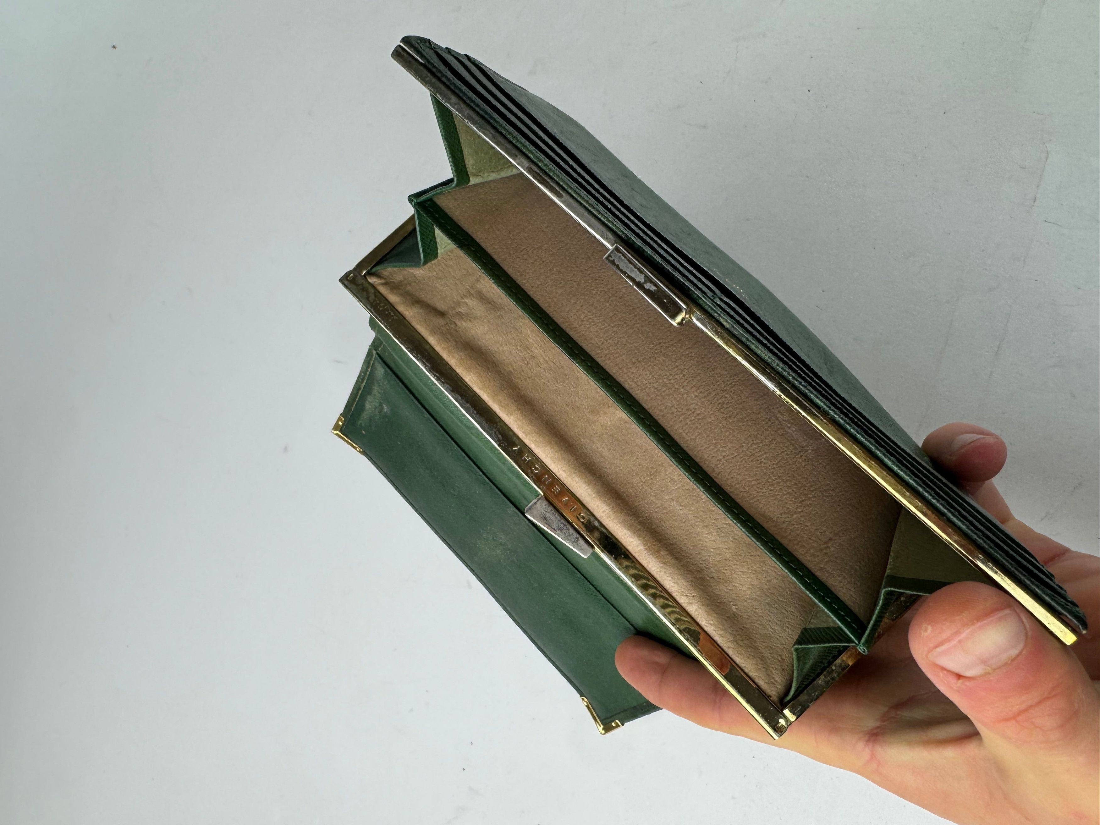 Givenchy Vintage Leather Wallet Green Size ONE SIZE - 5 Thumbnail