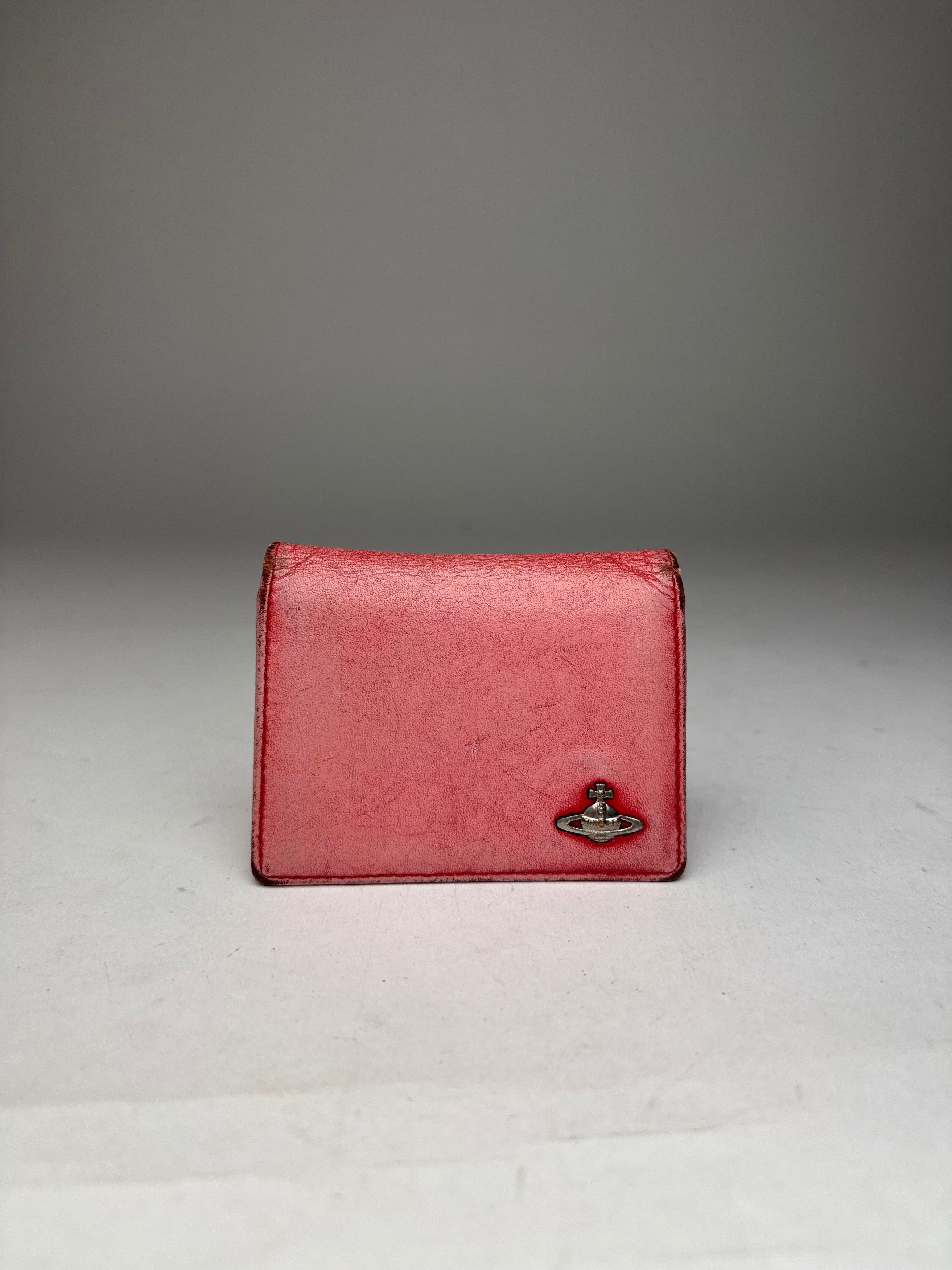 Vivienne Westwood Vintage Leather Card Holder Pink Size ONE SIZE - 5 Thumbnail