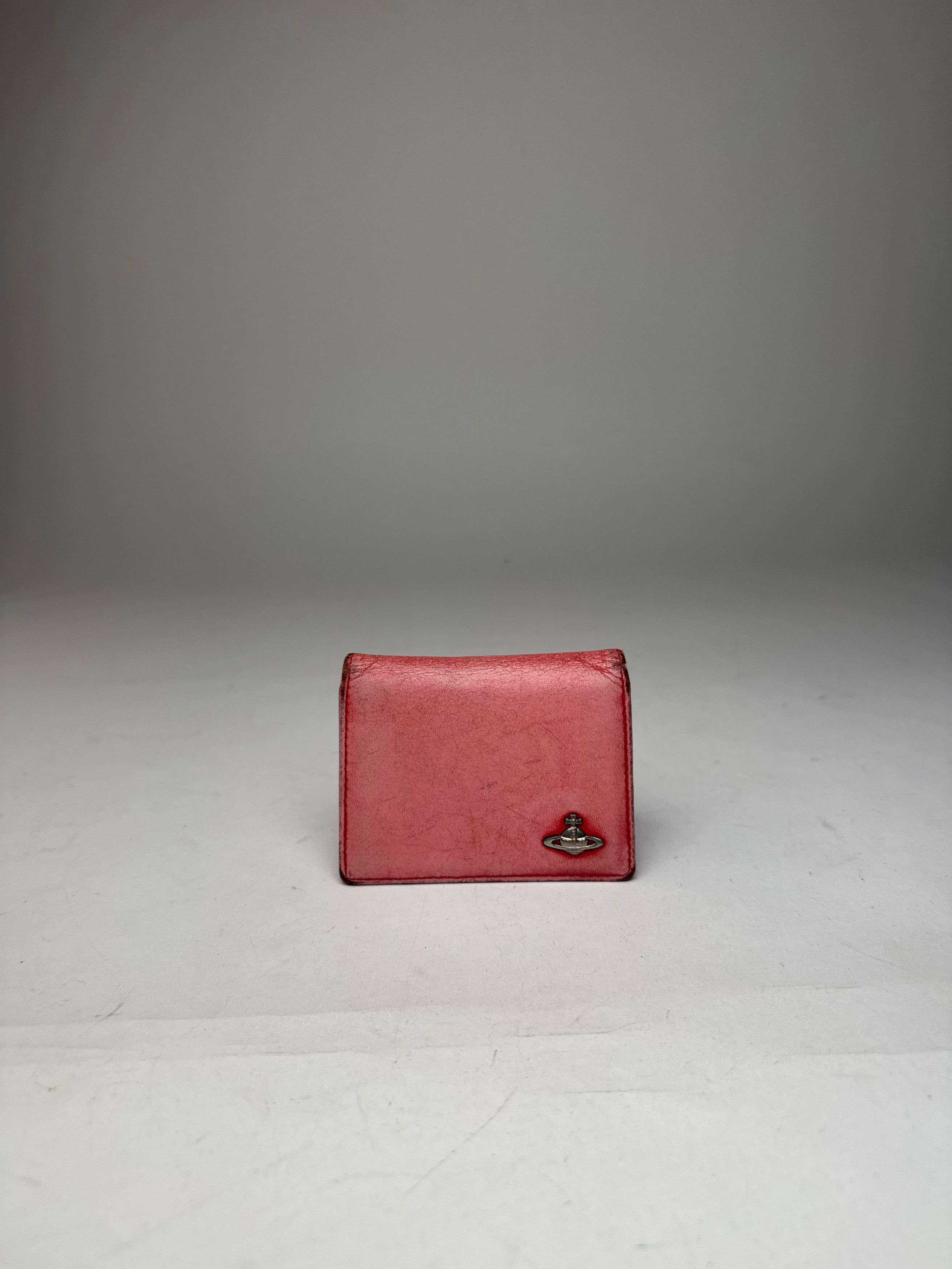 Vivienne Westwood Vintage Leather Card Holder Pink Size ONE SIZE - 9 Thumbnail