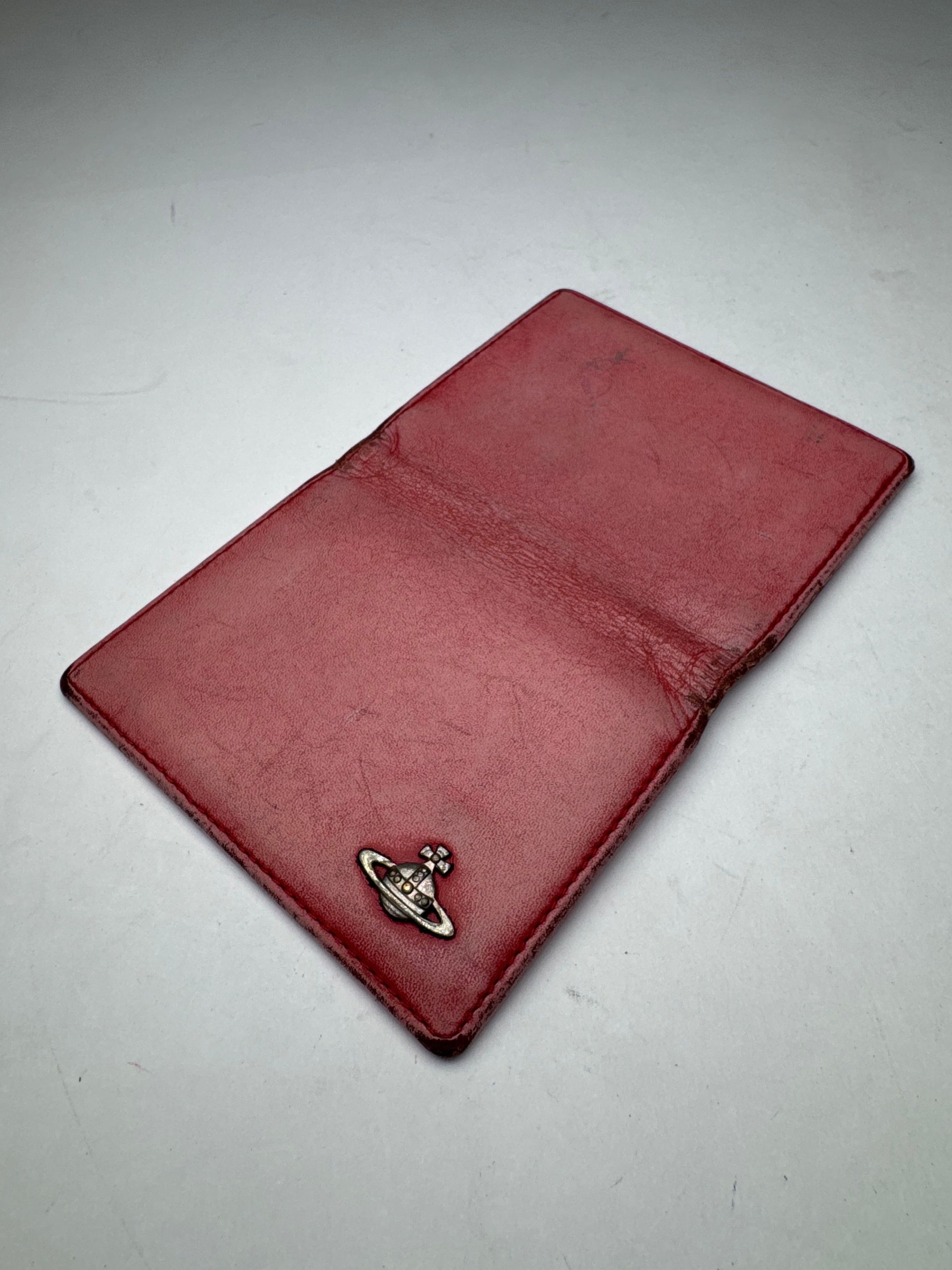 Vivienne Westwood Vintage Leather Card Holder Pink Size ONE SIZE - 3 Thumbnail