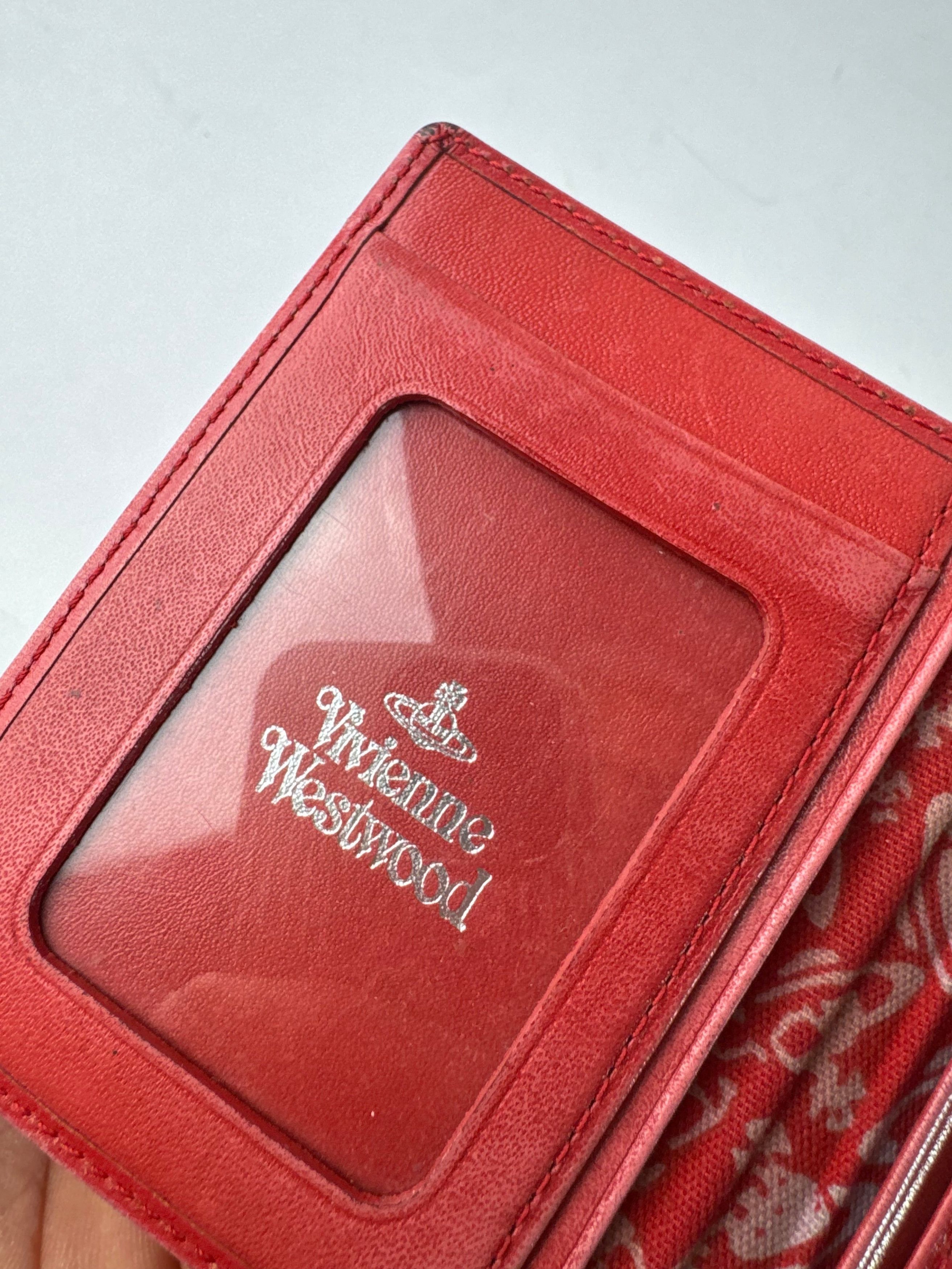 Vivienne Westwood Vintage Leather Card Holder Pink Size ONE SIZE - 6 Thumbnail