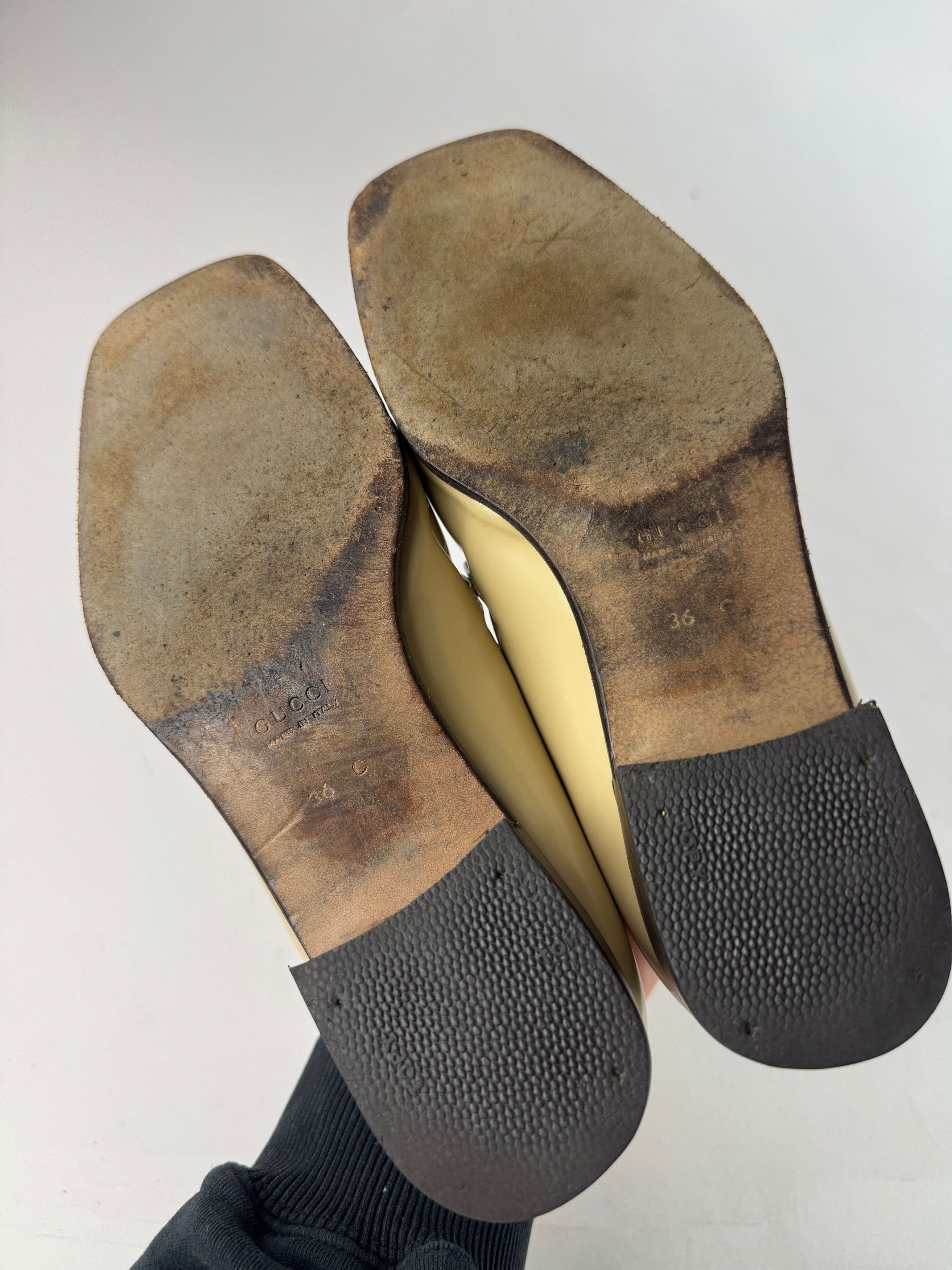 Gucci Vintage Horsebit Loafer Beige EU36 Size US 5 / IT 35 - 7 Thumbnail