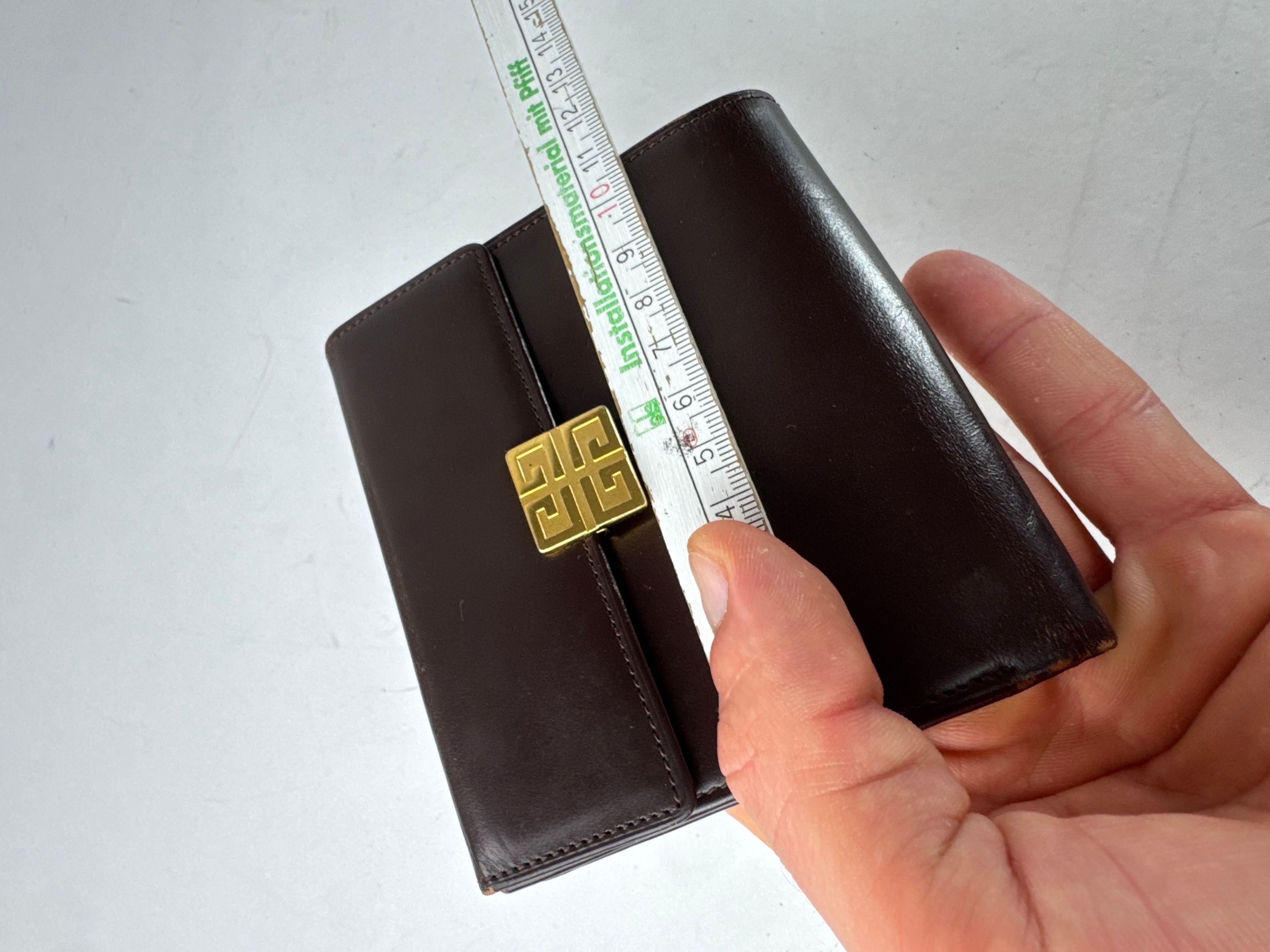 Givenchy Vintage Patent Leather Wallet Brown Size ONE SIZE - 8 Thumbnail