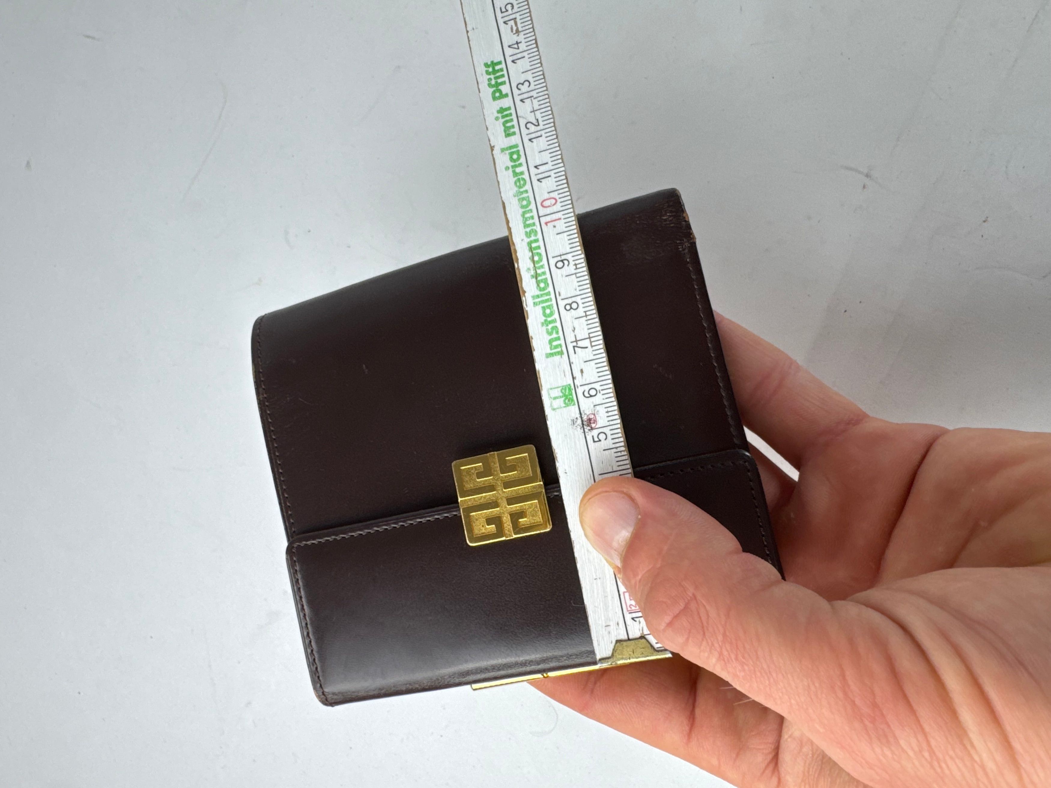Givenchy Vintage Patent Leather Wallet Brown Size ONE SIZE - 9 Thumbnail