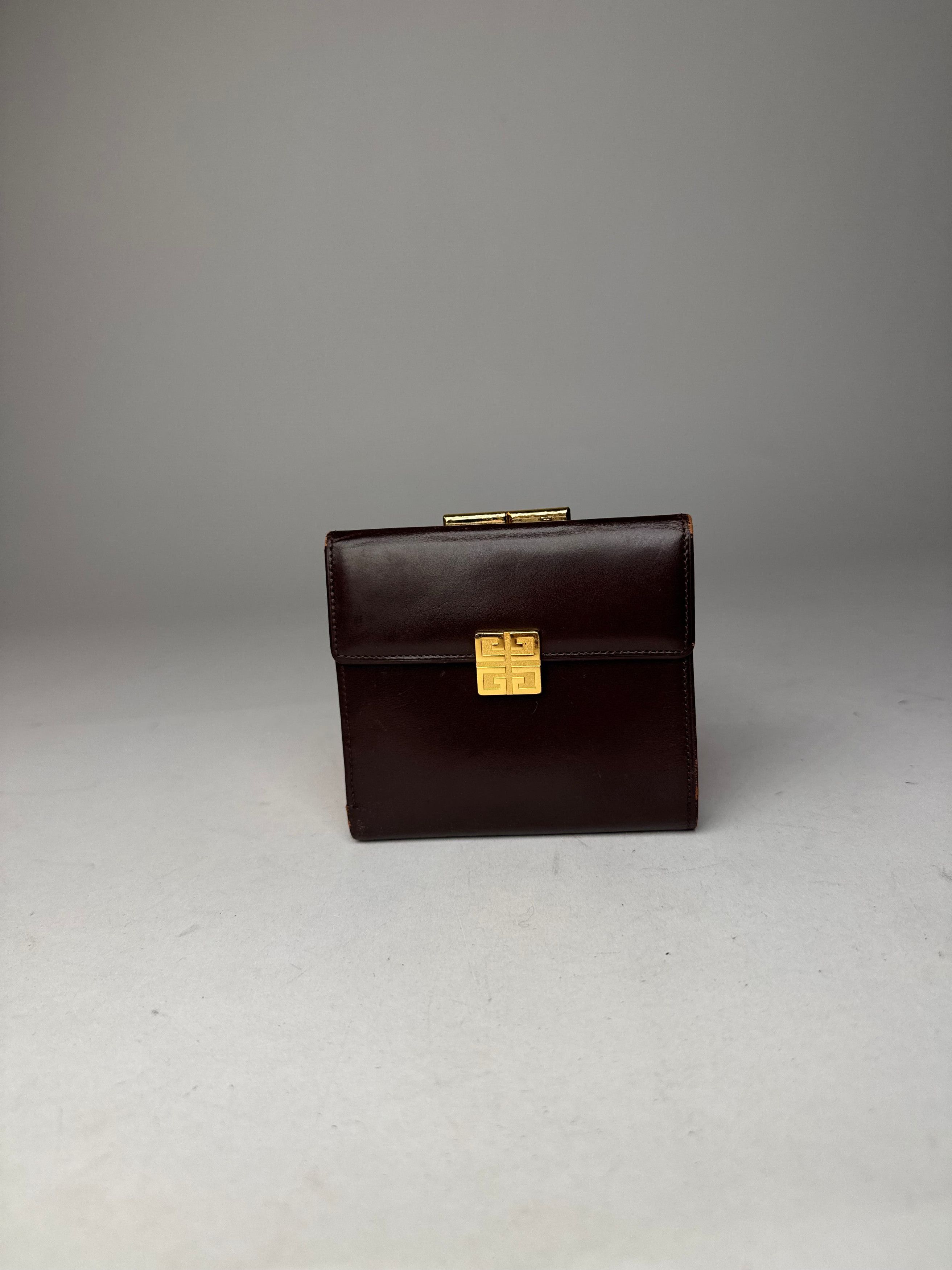 Givenchy Vintage Patent Leather Wallet Brown Size ONE SIZE - 10 Thumbnail