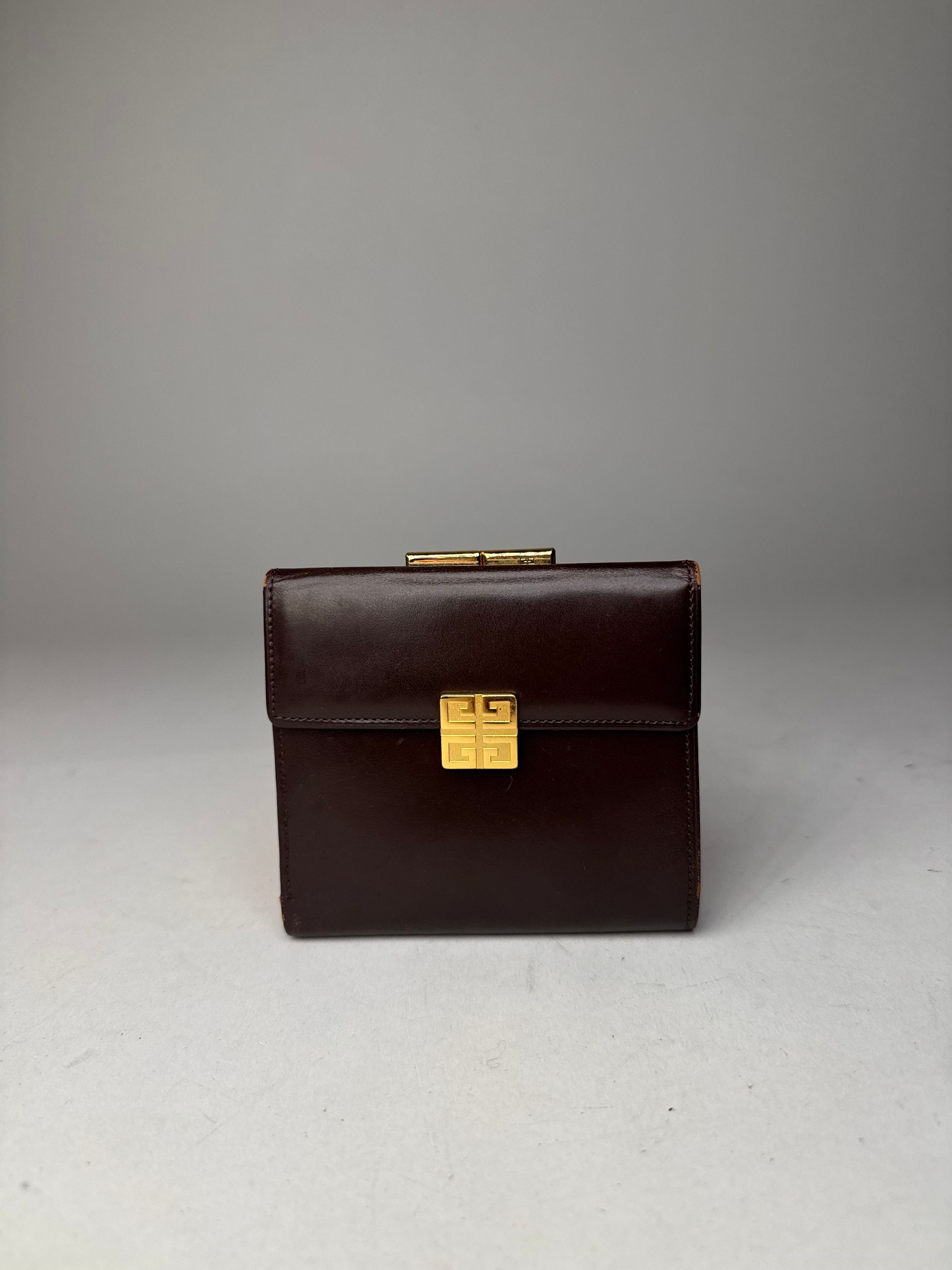 Givenchy Vintage Patent Leather Wallet Brown Size ONE SIZE - 6 Thumbnail