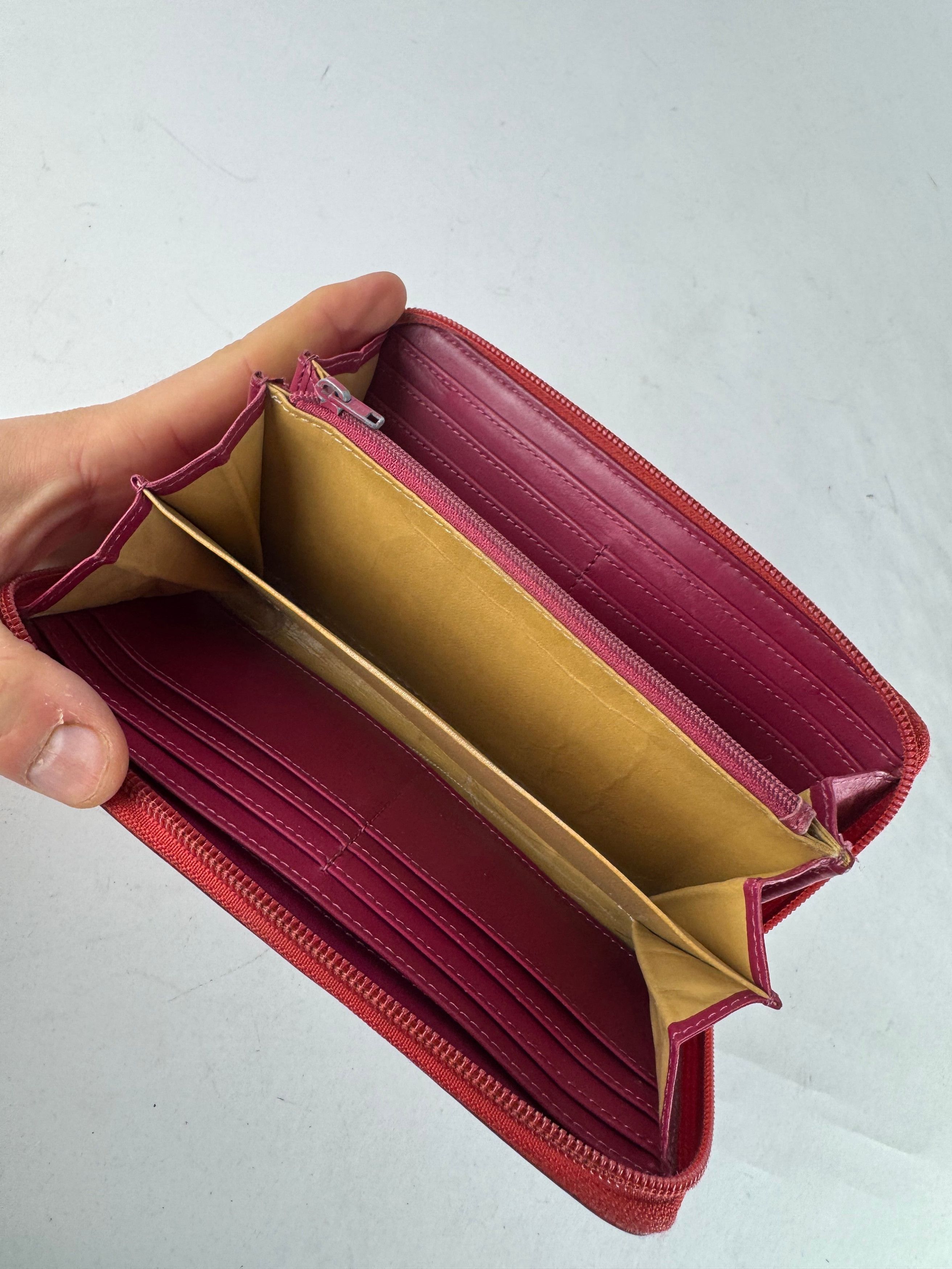 Vivienne Westwood Vintage Leather Checked Wallet Pink Size ONE SIZE - 3 Thumbnail