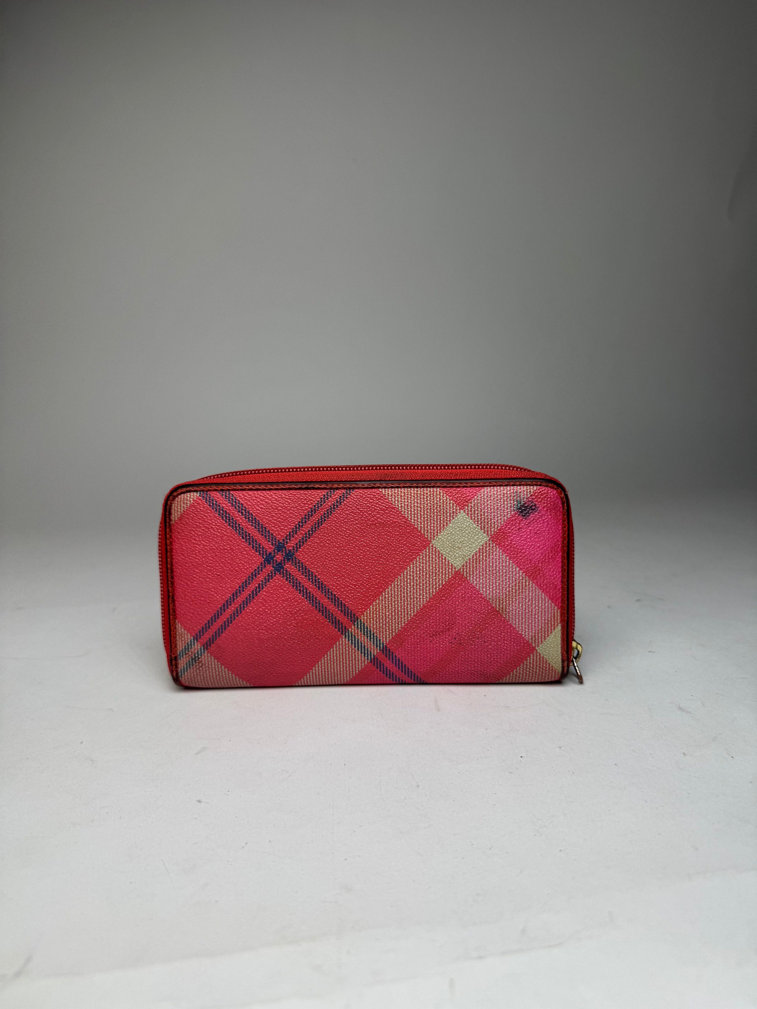 Vivienne Westwood Vintage Leather Checked Wallet Pink Size ONE SIZE - 7 Thumbnail