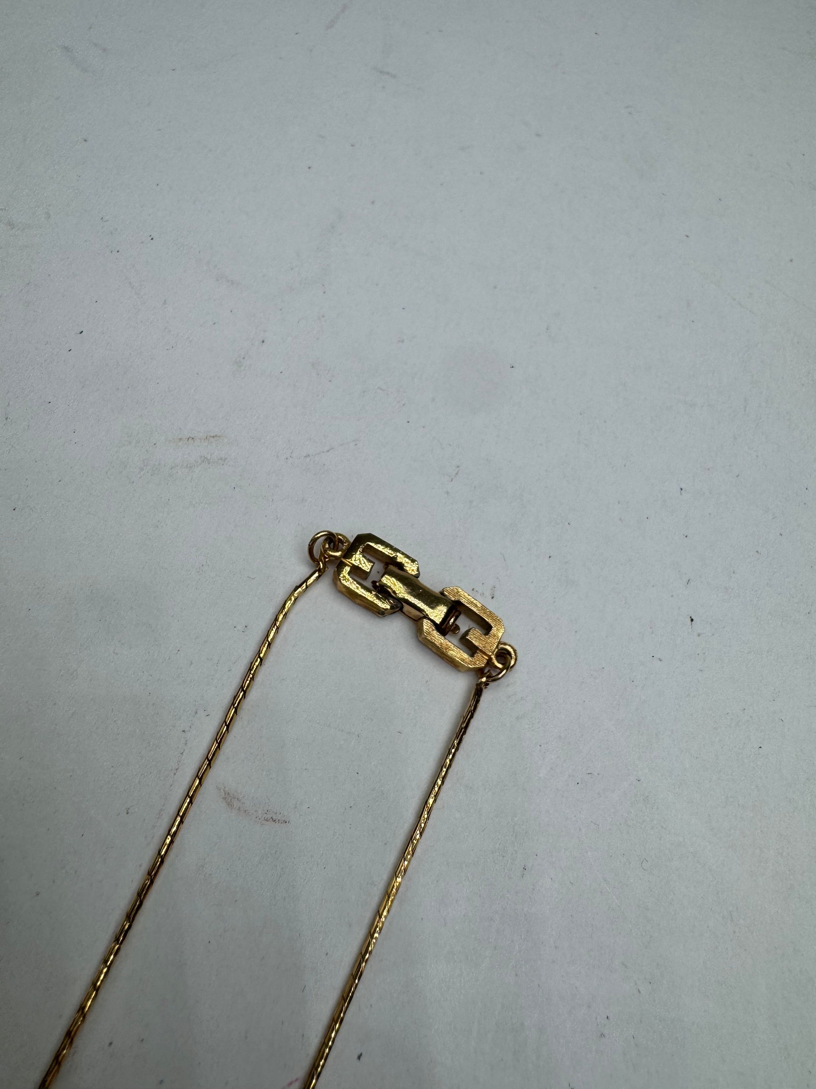 Givenchy Vintage Gold Plated G Collier Golden Size ONE SIZE - 8 Thumbnail
