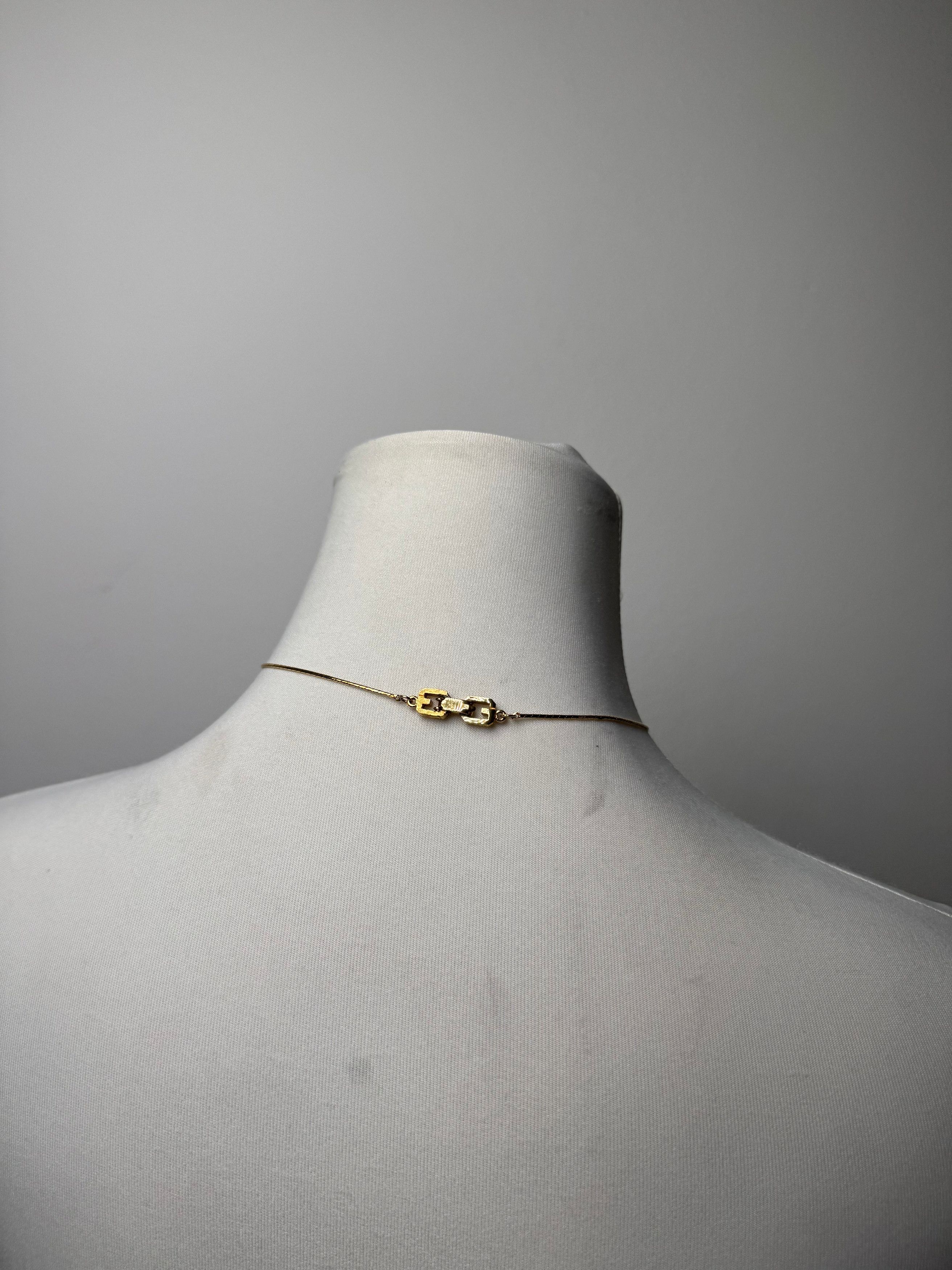 Givenchy Vintage Gold Plated G Collier Golden Size ONE SIZE - 10 Thumbnail