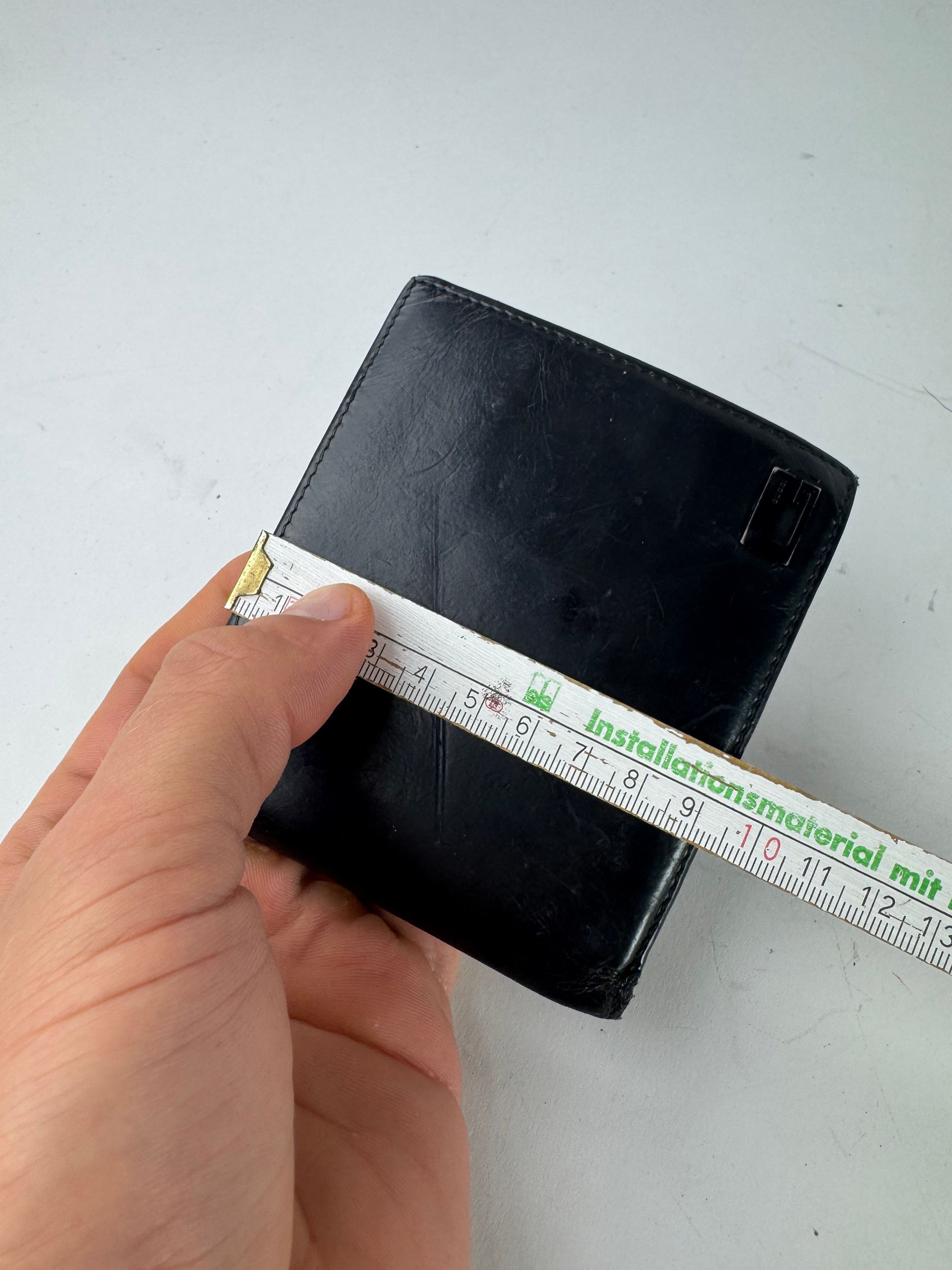 Gucci Vintage Flapable Leather Wallet Black Size ONE SIZE - 8 Thumbnail