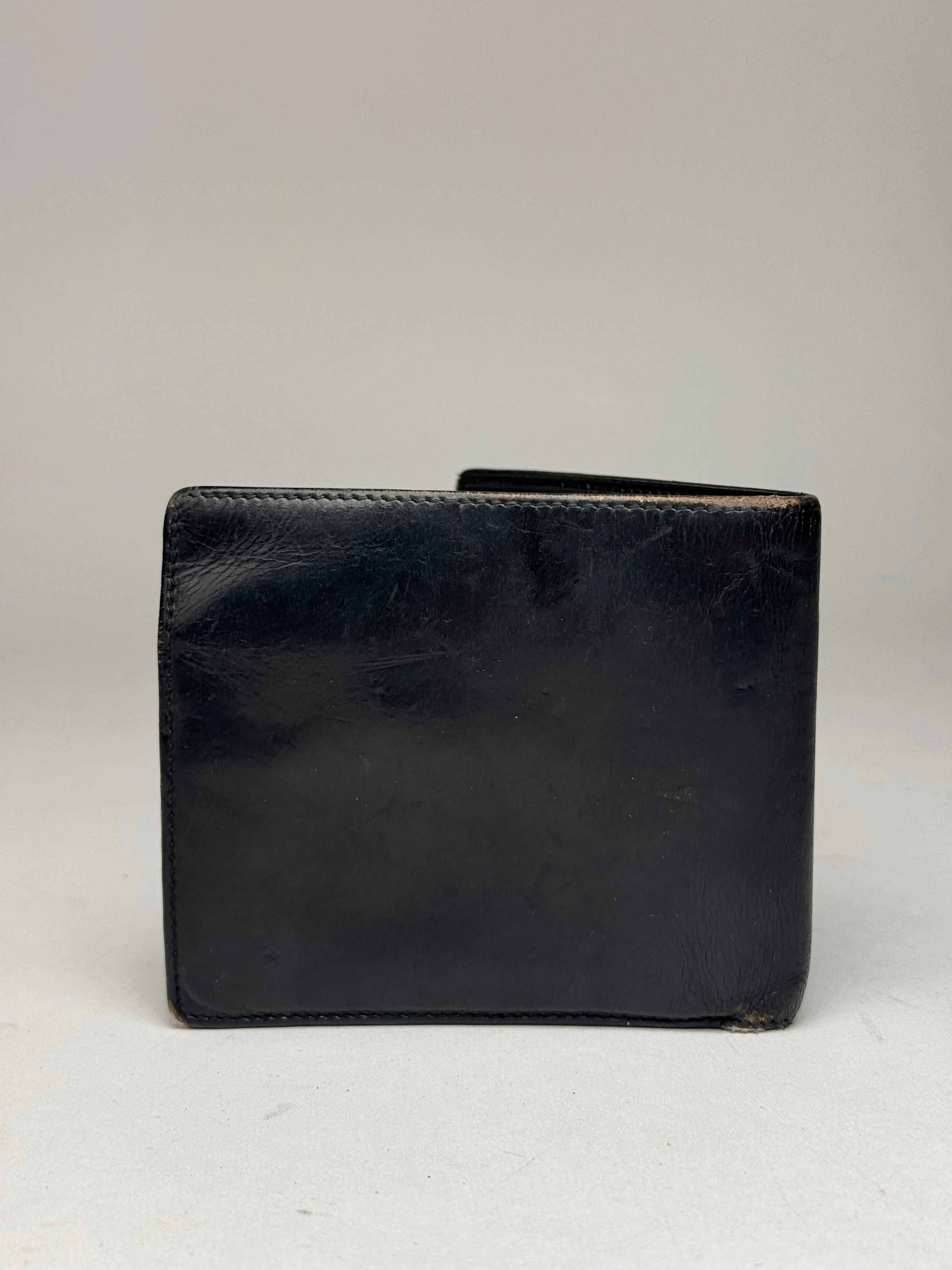 Gucci Vintage Flapable Leather Wallet Black Size ONE SIZE - 5 Thumbnail