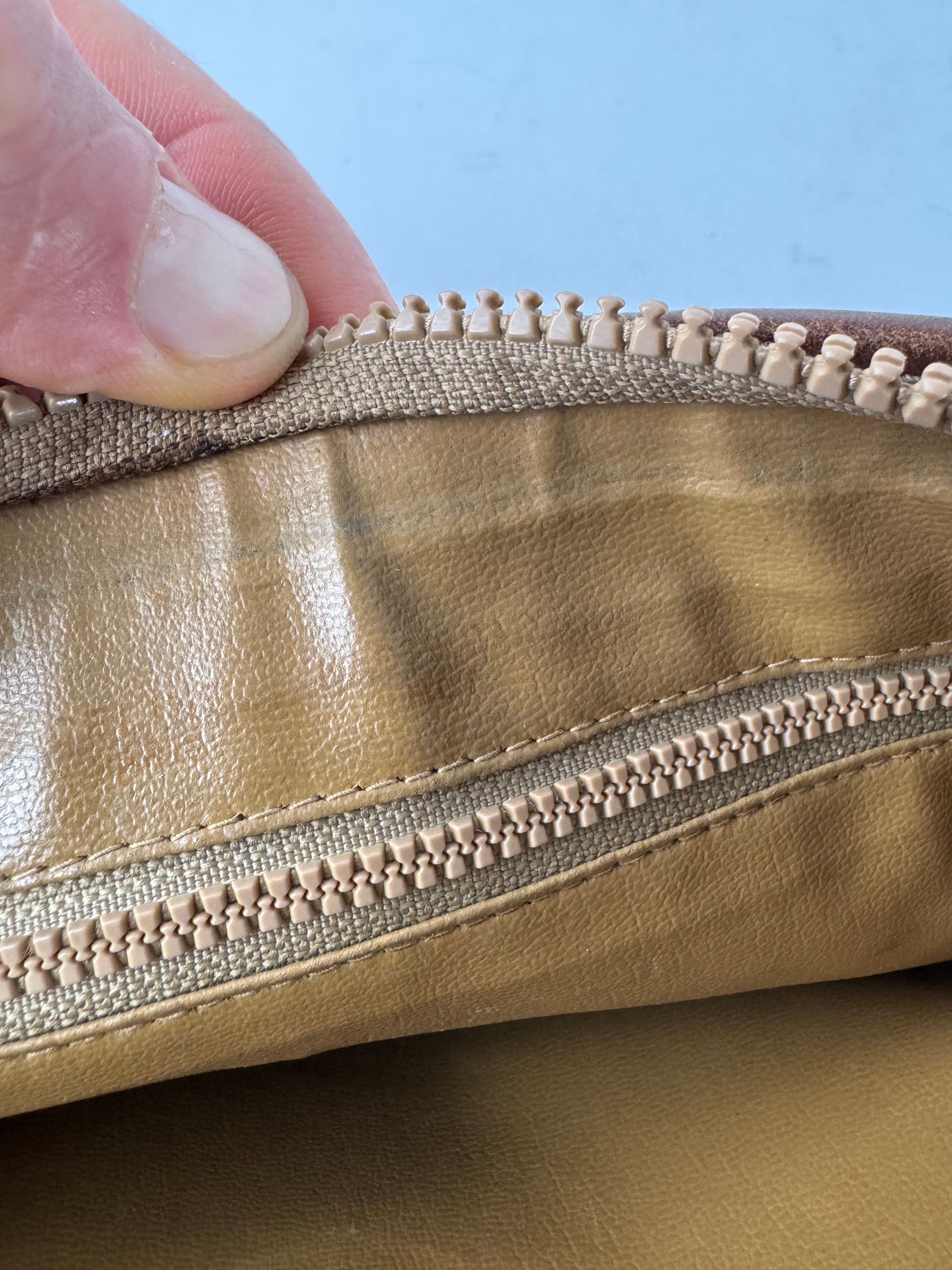 Celine Vintage Paris Monogram Leather clutch brown Size ONE SIZE - 4 Thumbnail