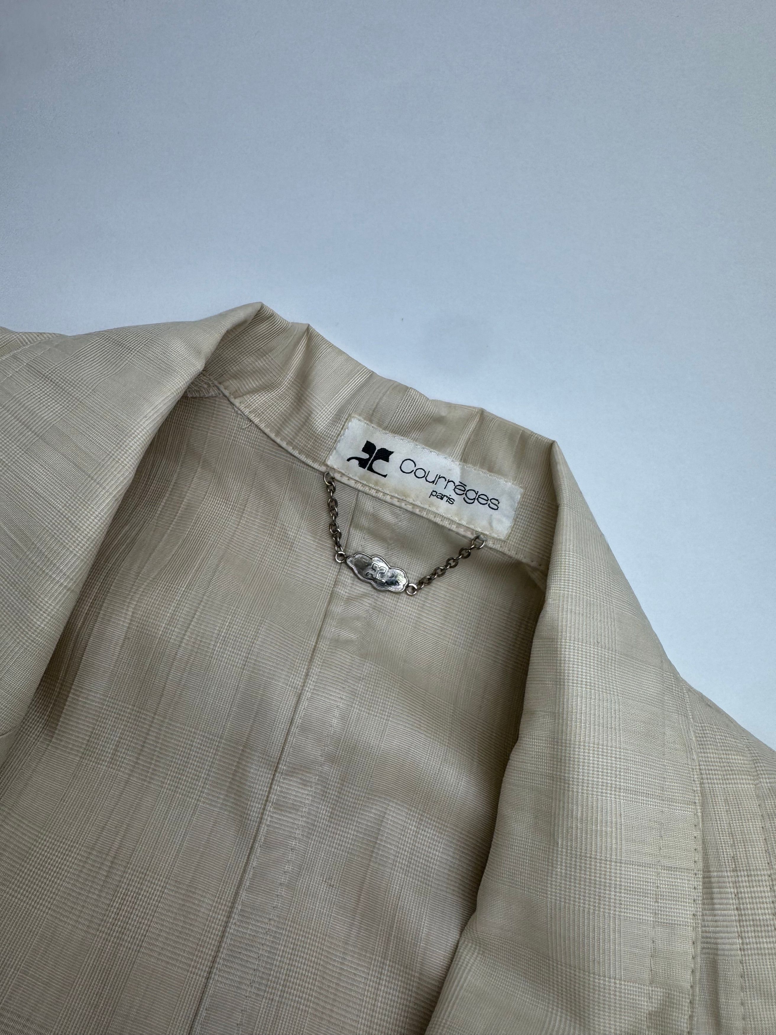 Courreges Vintage Trenchcoat Beige / Gold 38\M Size S / US 4 / IT 40 - 5 Thumbnail