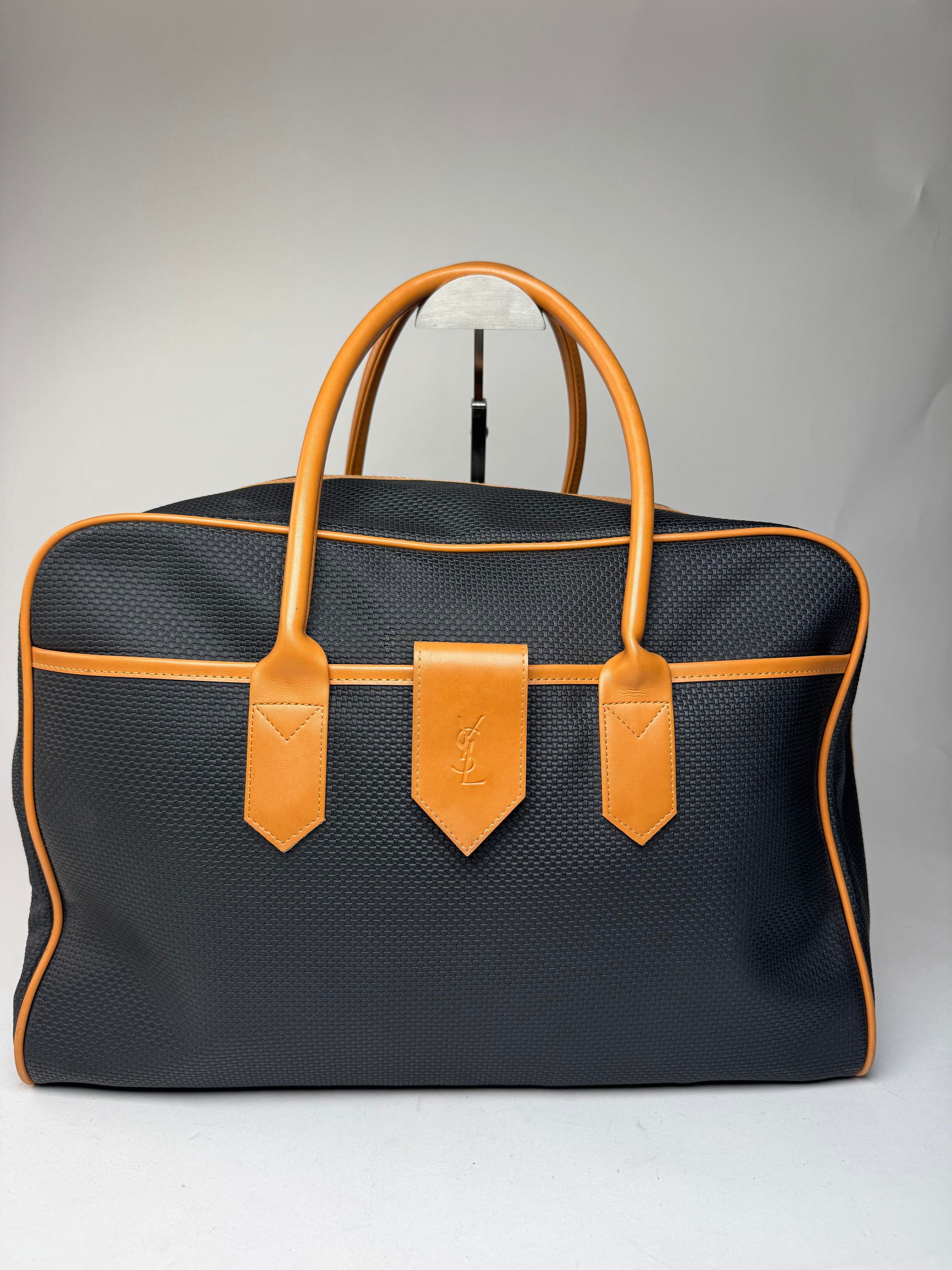 Other Vintage Yves Saint Laurent Travel Bag Black Brown Size ONE SIZE - 4 Thumbnail