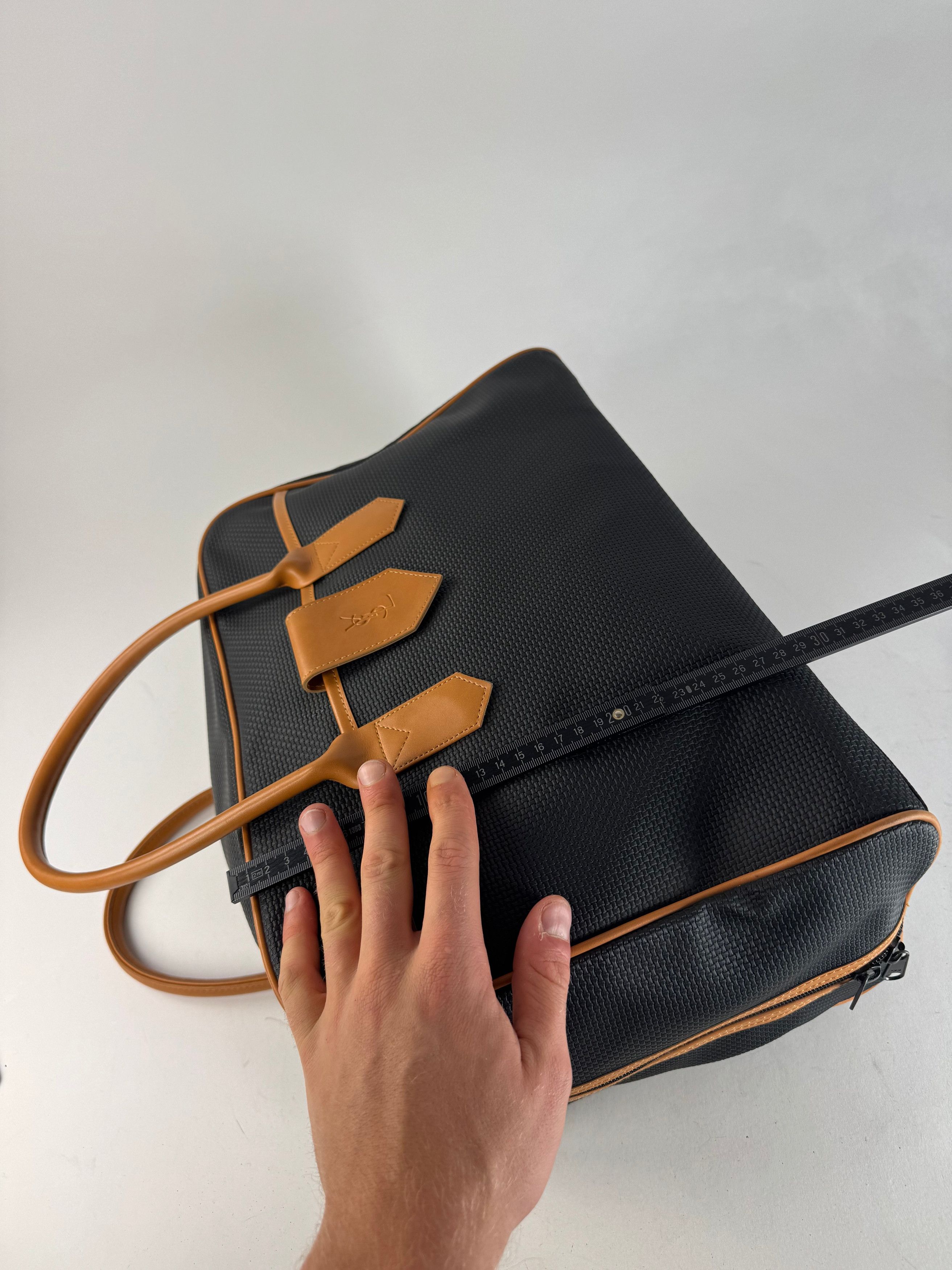 Other Vintage Yves Saint Laurent Travel Bag Black Brown Size ONE SIZE - 12 Thumbnail