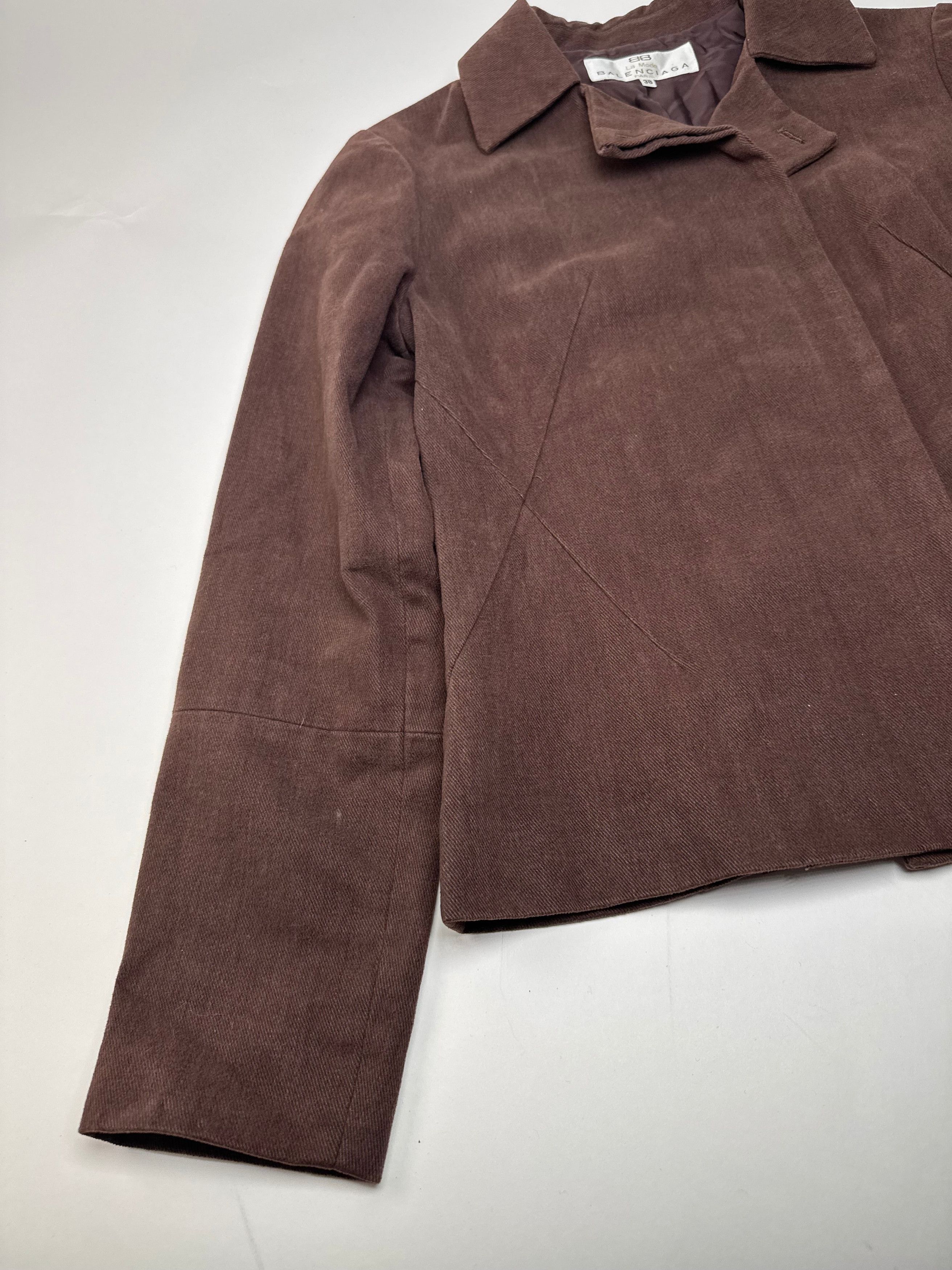 Balenciaga Vintage Short Trenchcoat Brown 38\M Size S / US 4 / IT 40 - 6 Thumbnail