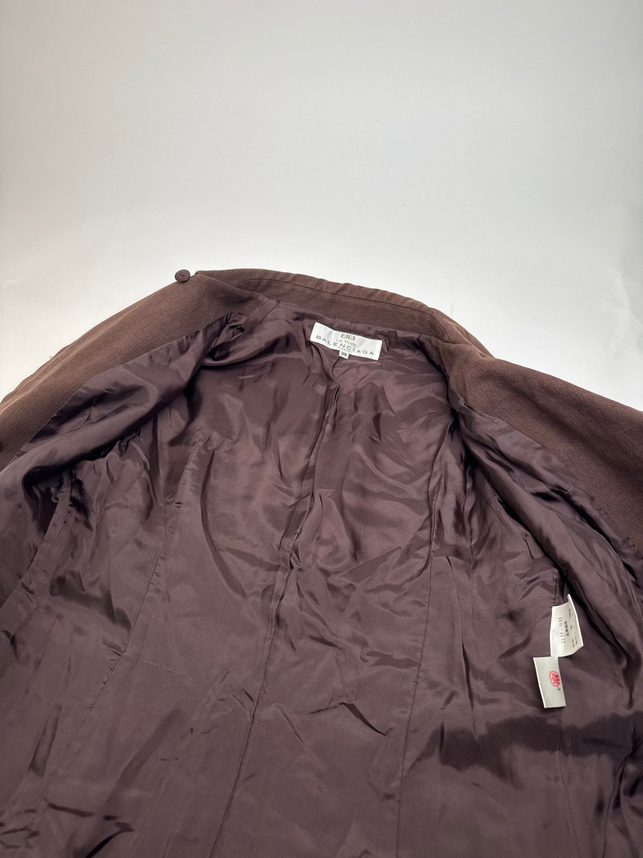 Balenciaga Vintage Short Trenchcoat Brown 38\M Size S / US 4 / IT 40 - 13 Thumbnail