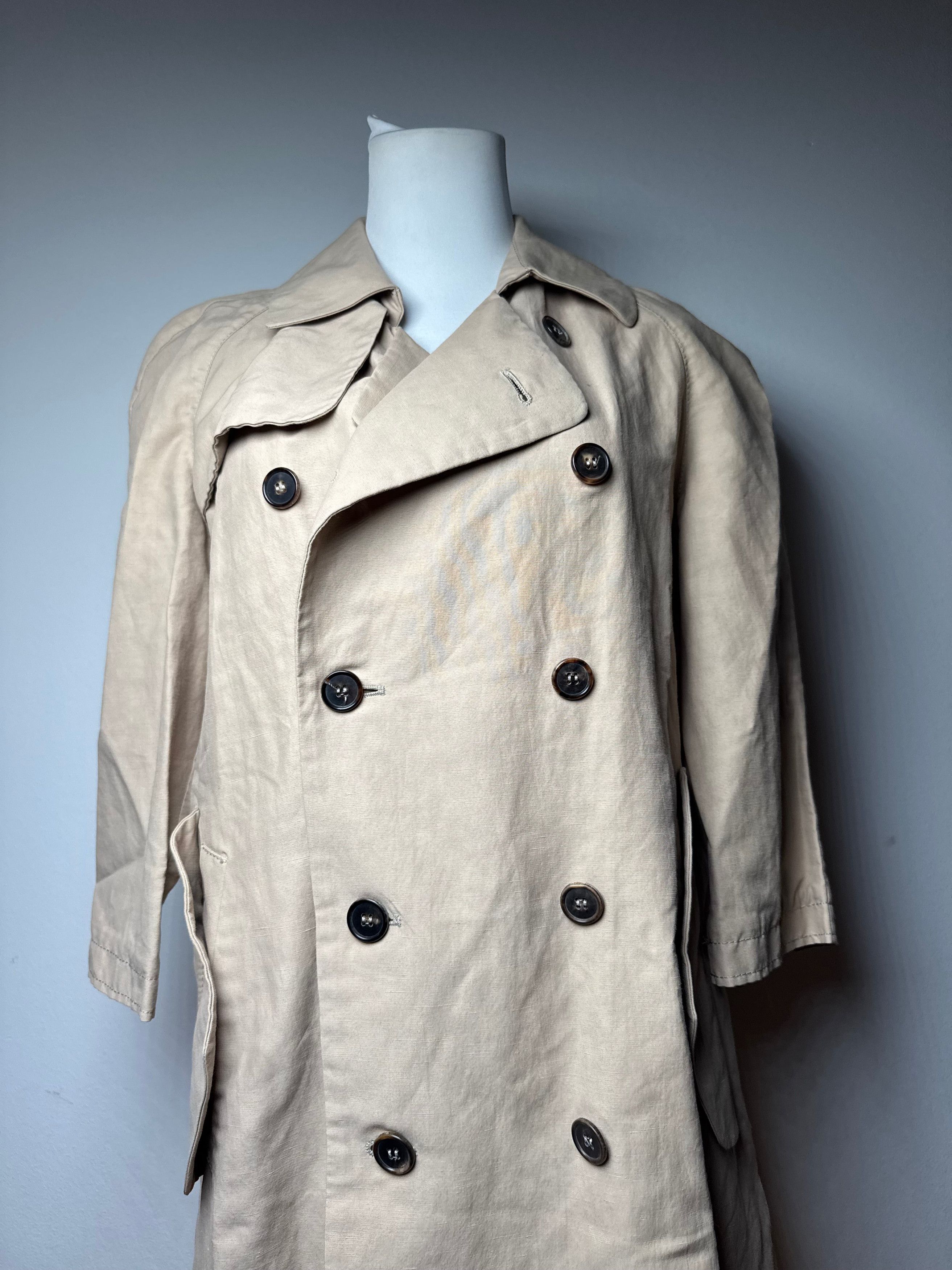 Marni Vintage Trenchcoat Beige 40/L Size L / US 10 / IT 46 - 8 Thumbnail