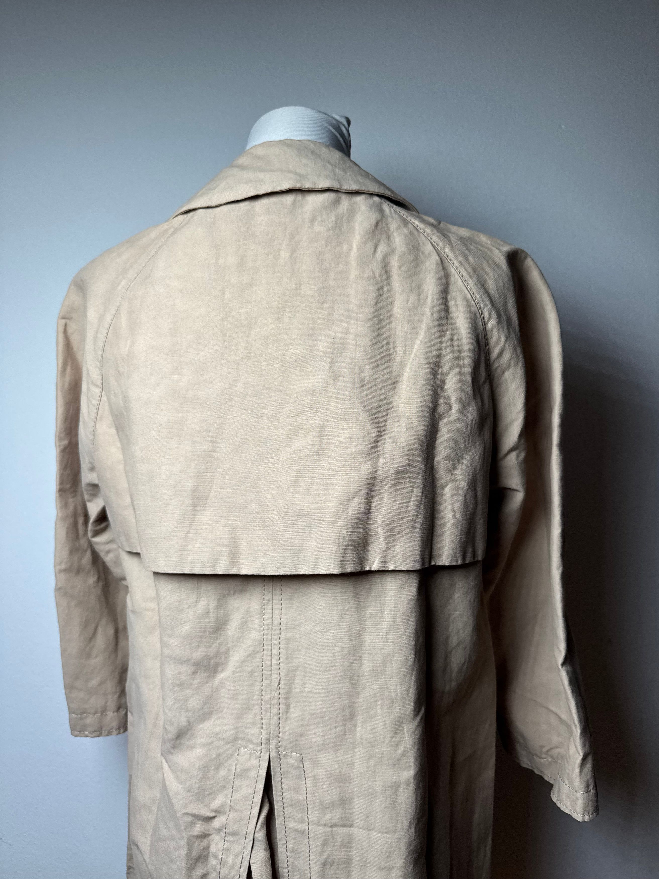 Marni Vintage Trenchcoat Beige 40/L Size L / US 10 / IT 46 - 13 Thumbnail