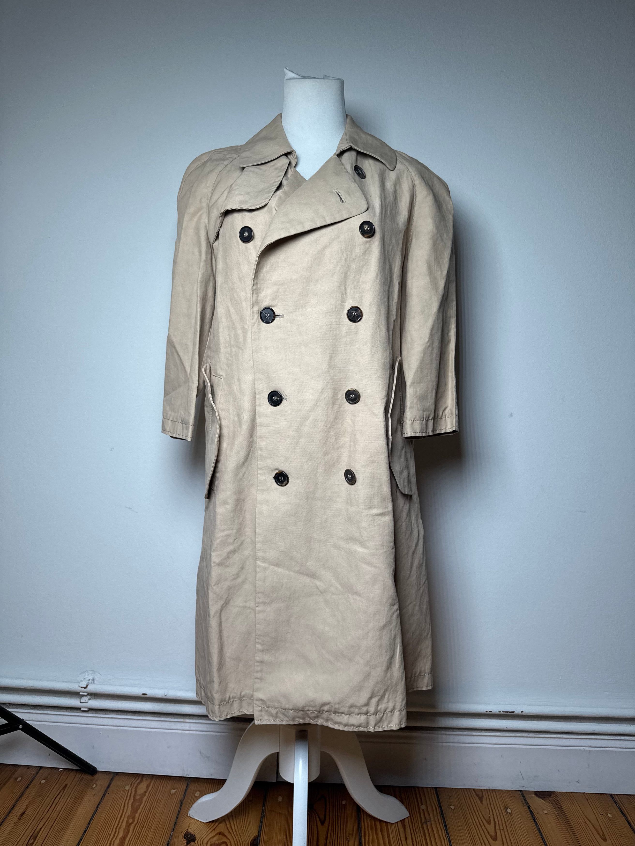 Marni Vintage Trenchcoat Beige 40/L Size L / US 10 / IT 46 - 12 Thumbnail