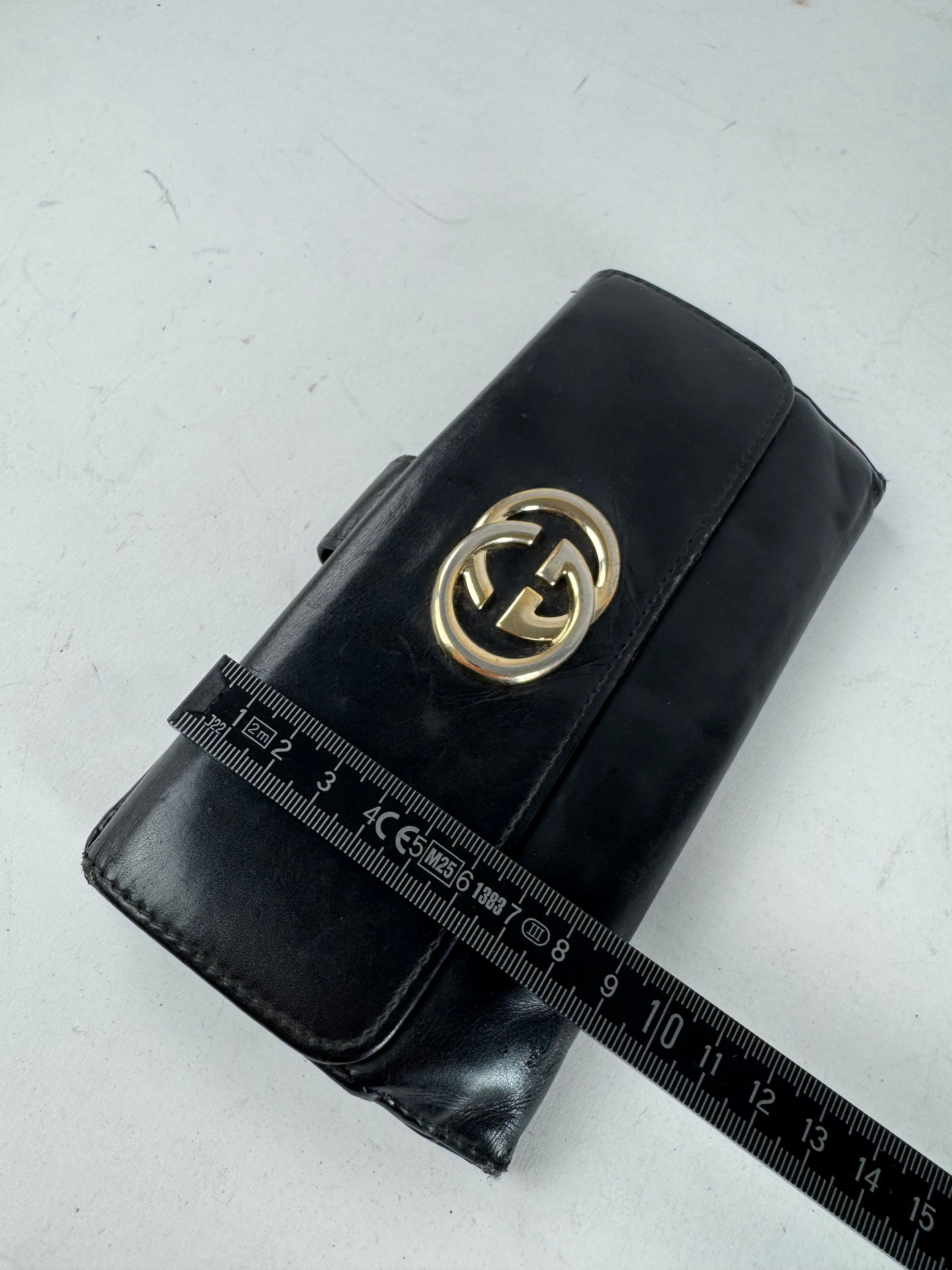 Gucci Vintage Marmont Leather Wallet Black Size ONE SIZE - 11 Thumbnail
