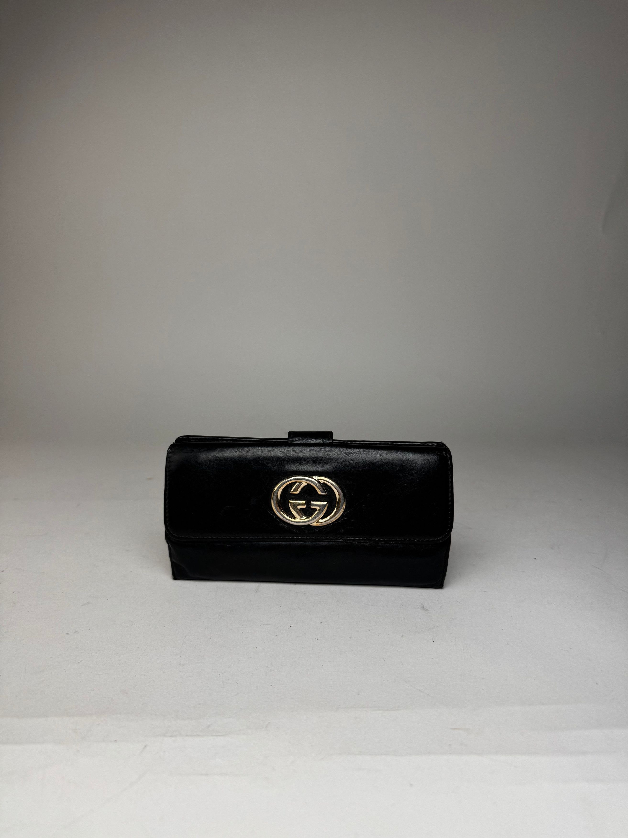 Gucci Vintage Marmont Leather Wallet Black Size ONE SIZE - 12 Thumbnail