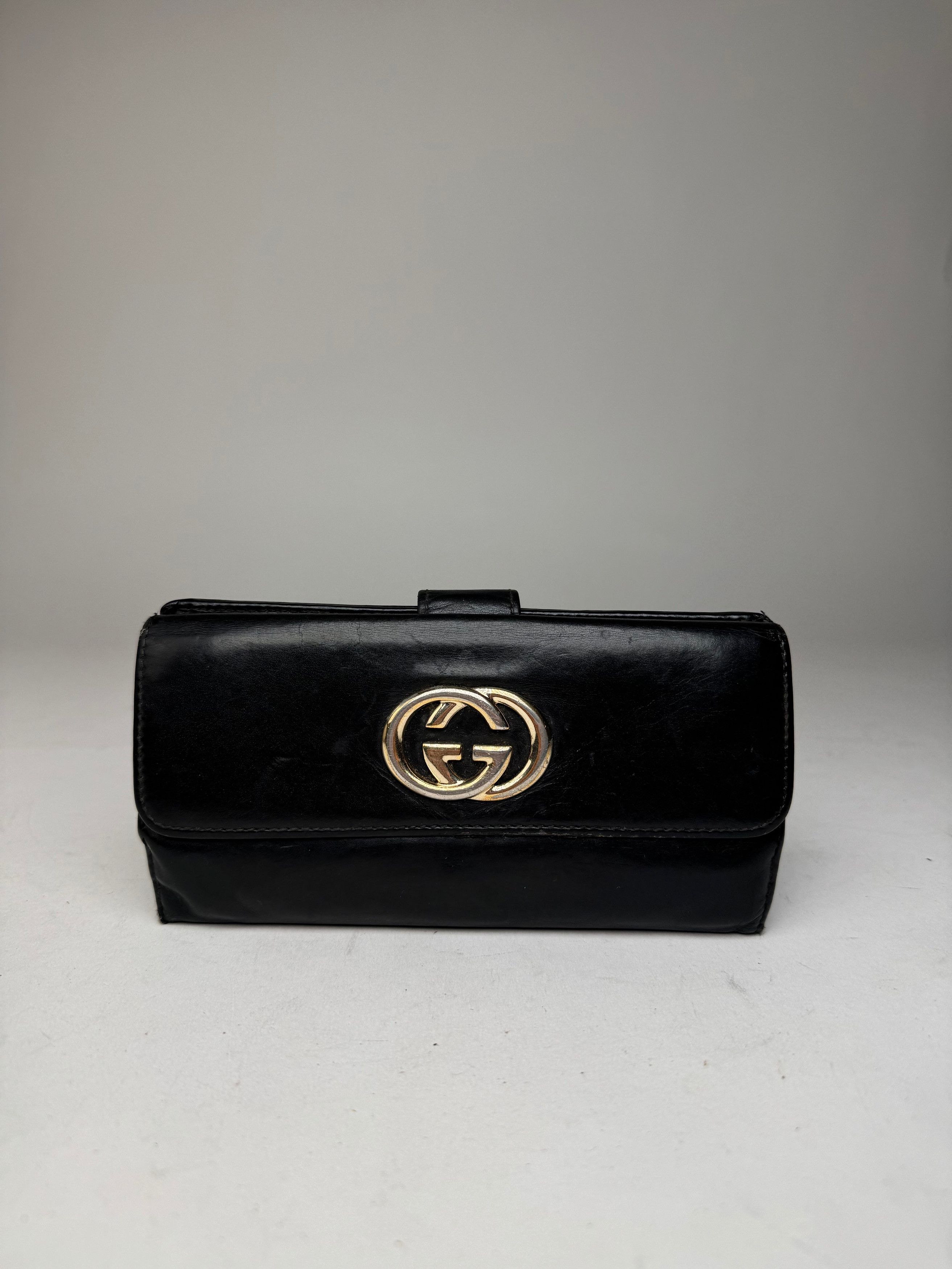 Gucci Vintage Marmont Leather Wallet Black Size ONE SIZE - 7 Thumbnail