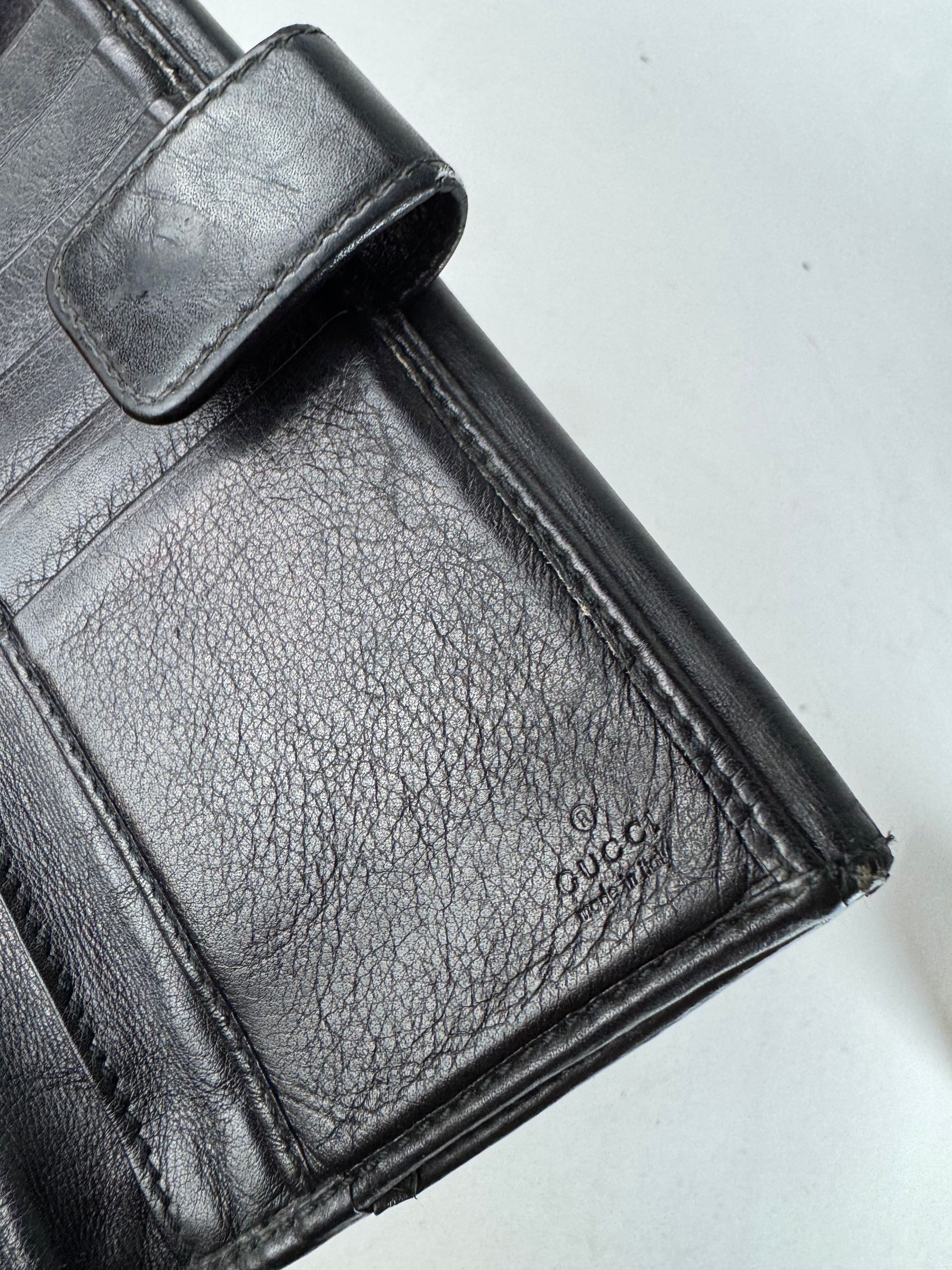 Gucci Vintage Marmont Leather Wallet Black Size ONE SIZE - 6 Thumbnail