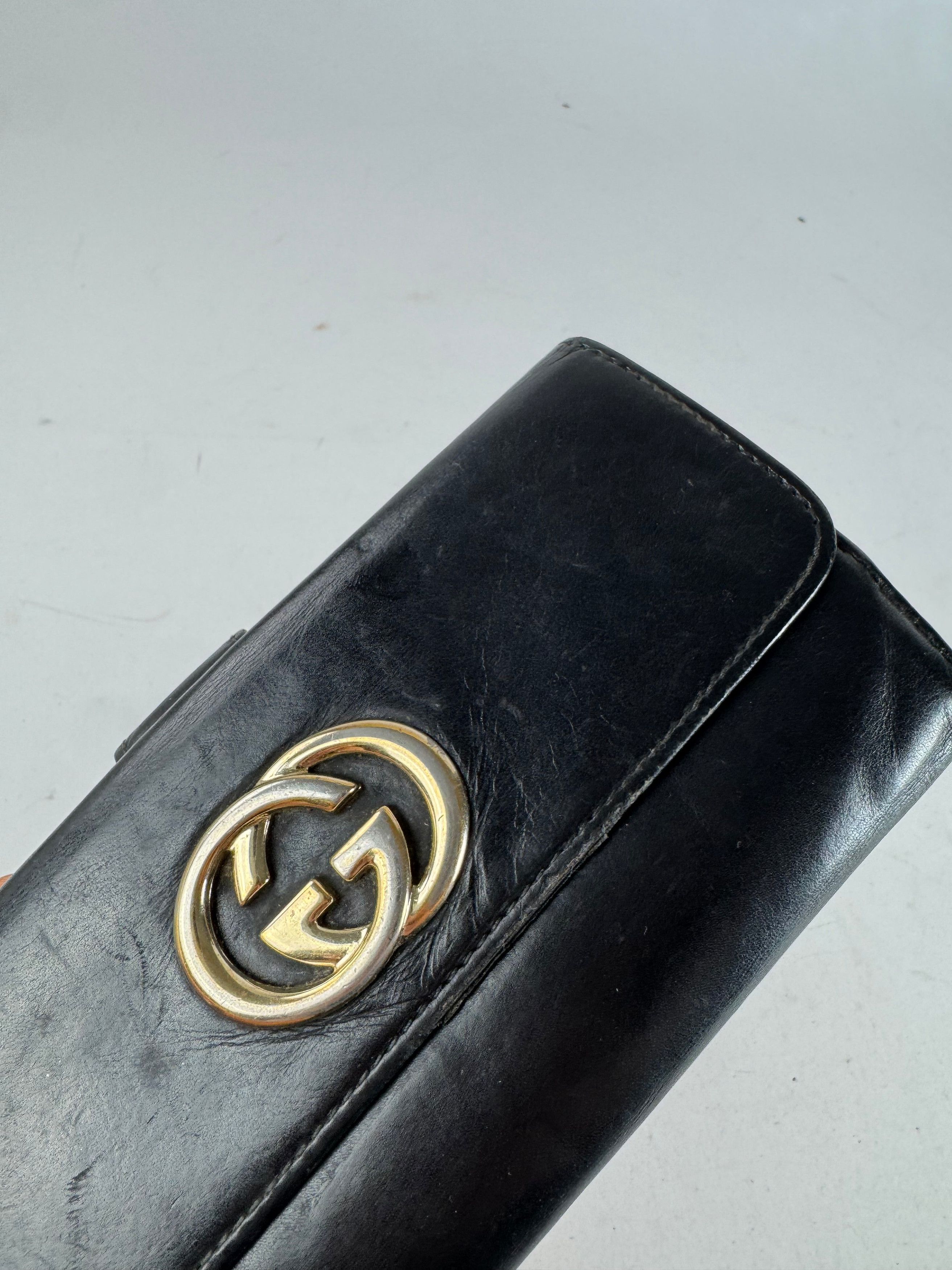 Gucci Vintage Marmont Leather Wallet Black Size ONE SIZE - 3 Thumbnail