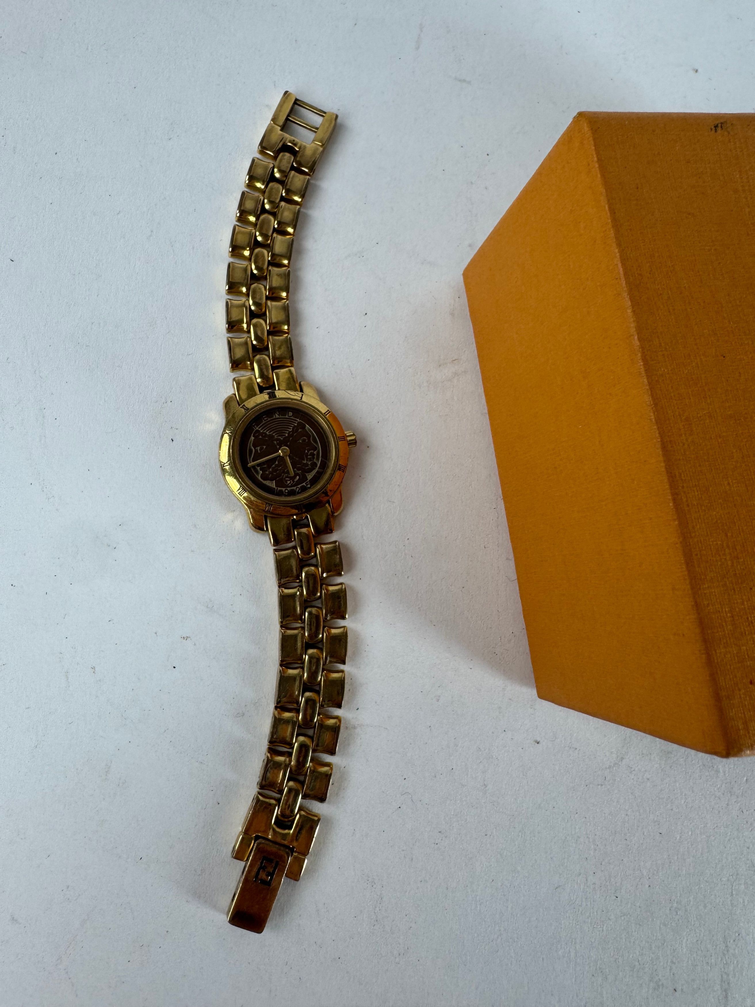 Fendi Vintage Givenchy Twin Watch Golden Size ONE SIZE - 8 Thumbnail