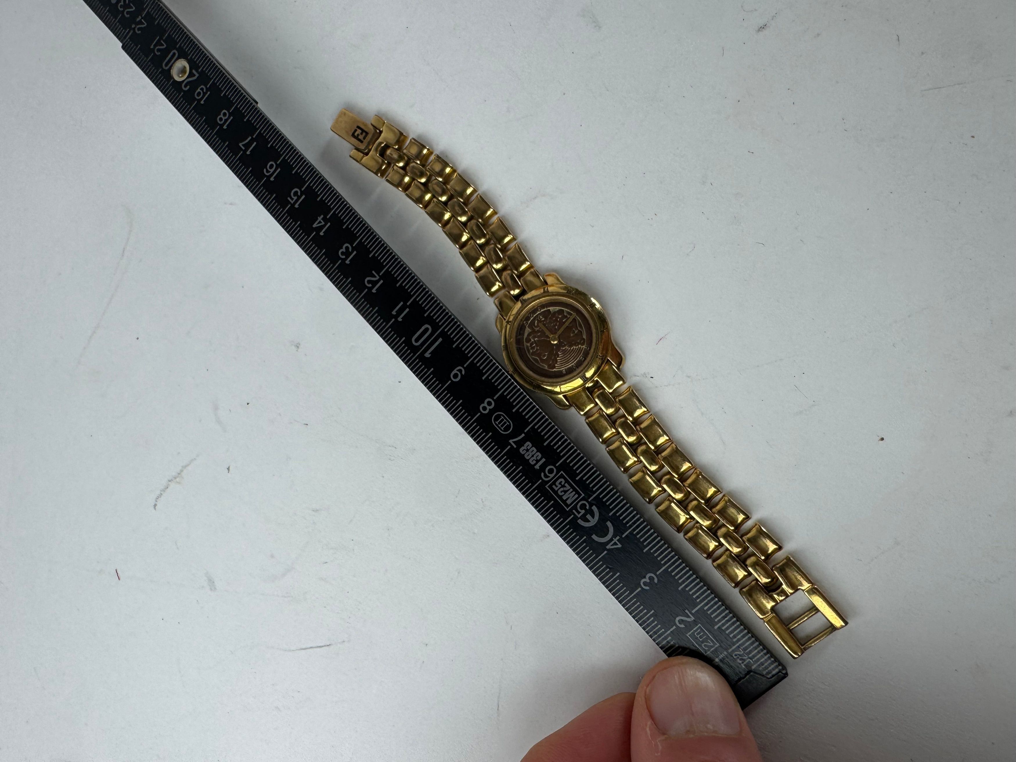 Fendi Vintage Givenchy Twin Watch Golden Size ONE SIZE - 6 Thumbnail