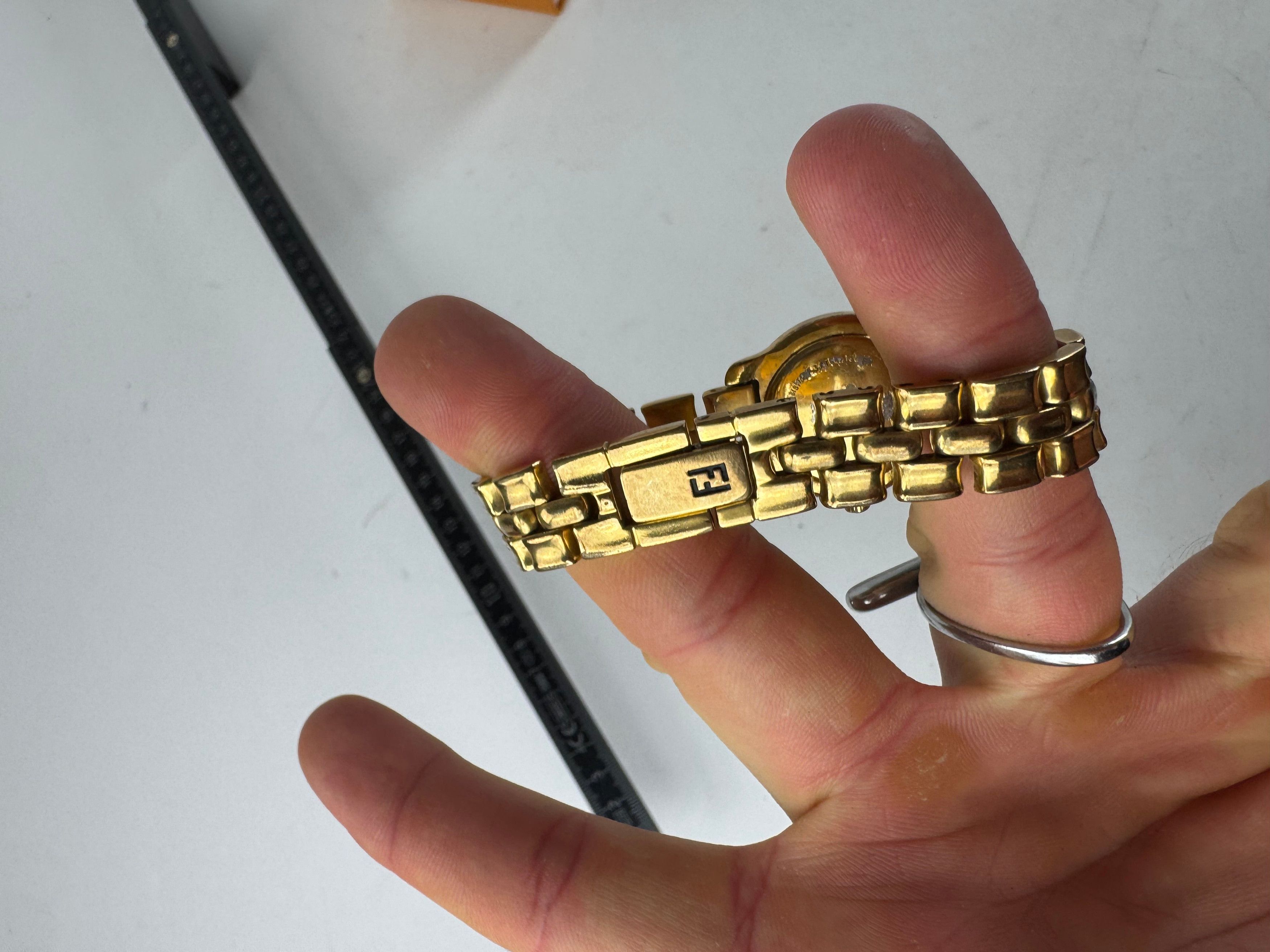 Fendi Vintage Givenchy Twin Watch Golden Size ONE SIZE - 9 Thumbnail