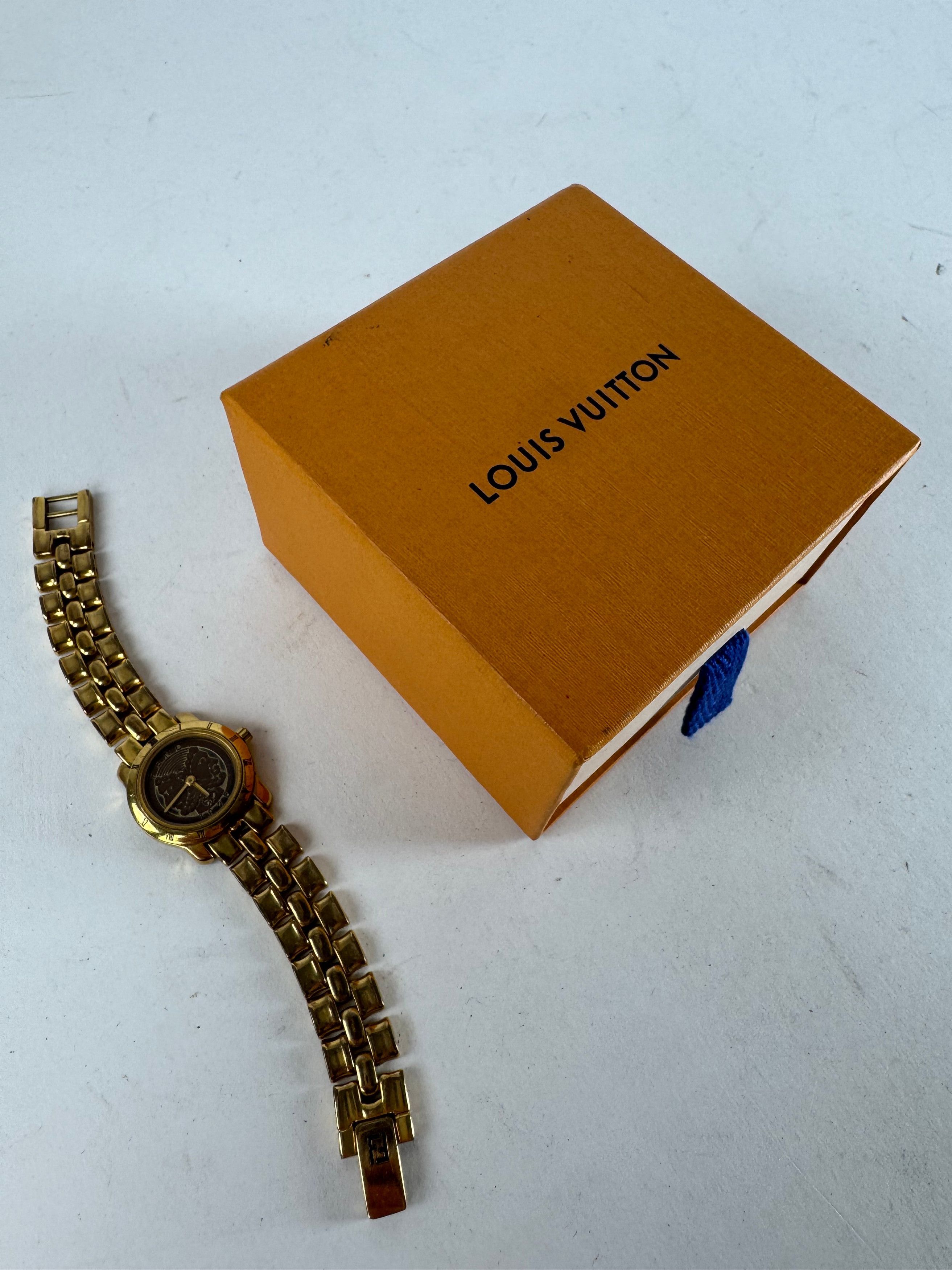 Fendi Vintage Givenchy Twin Watch Golden Size ONE SIZE - 4 Thumbnail