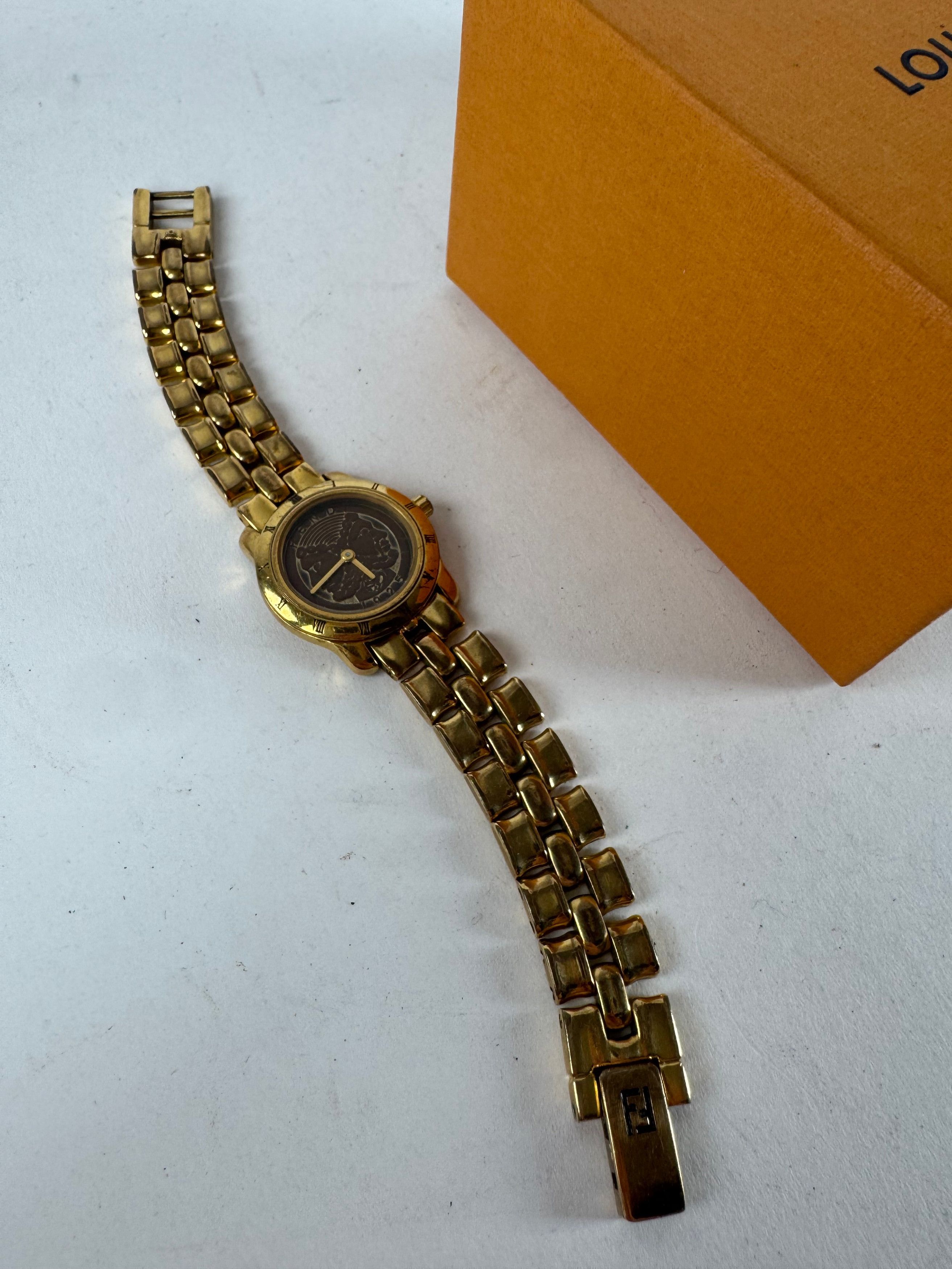 Fendi Vintage Givenchy Twin Watch Golden Size ONE SIZE - 11 Thumbnail
