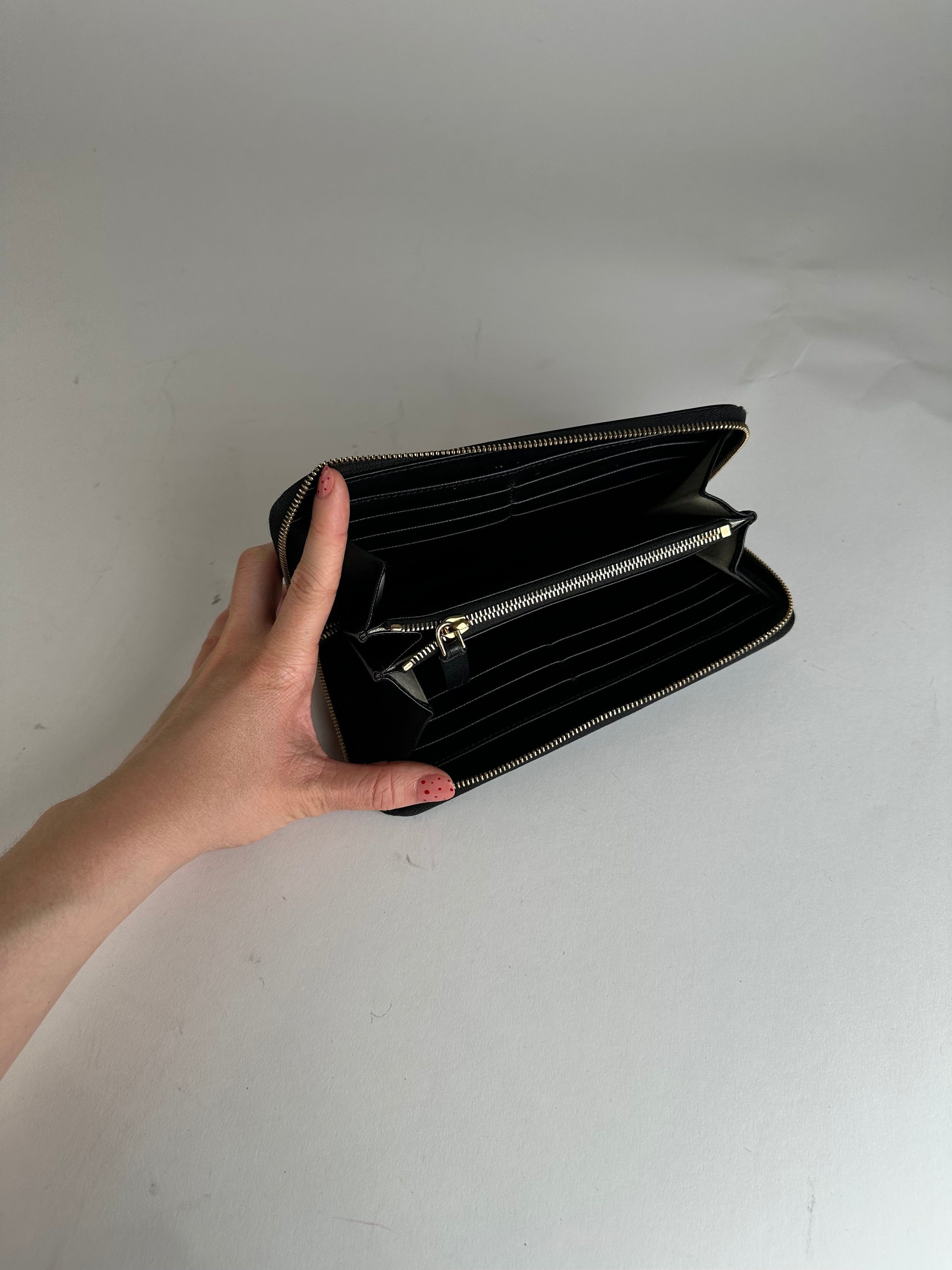 Marni Vintage Leather Wallet Rose Black Size ONE SIZE - 4 Thumbnail