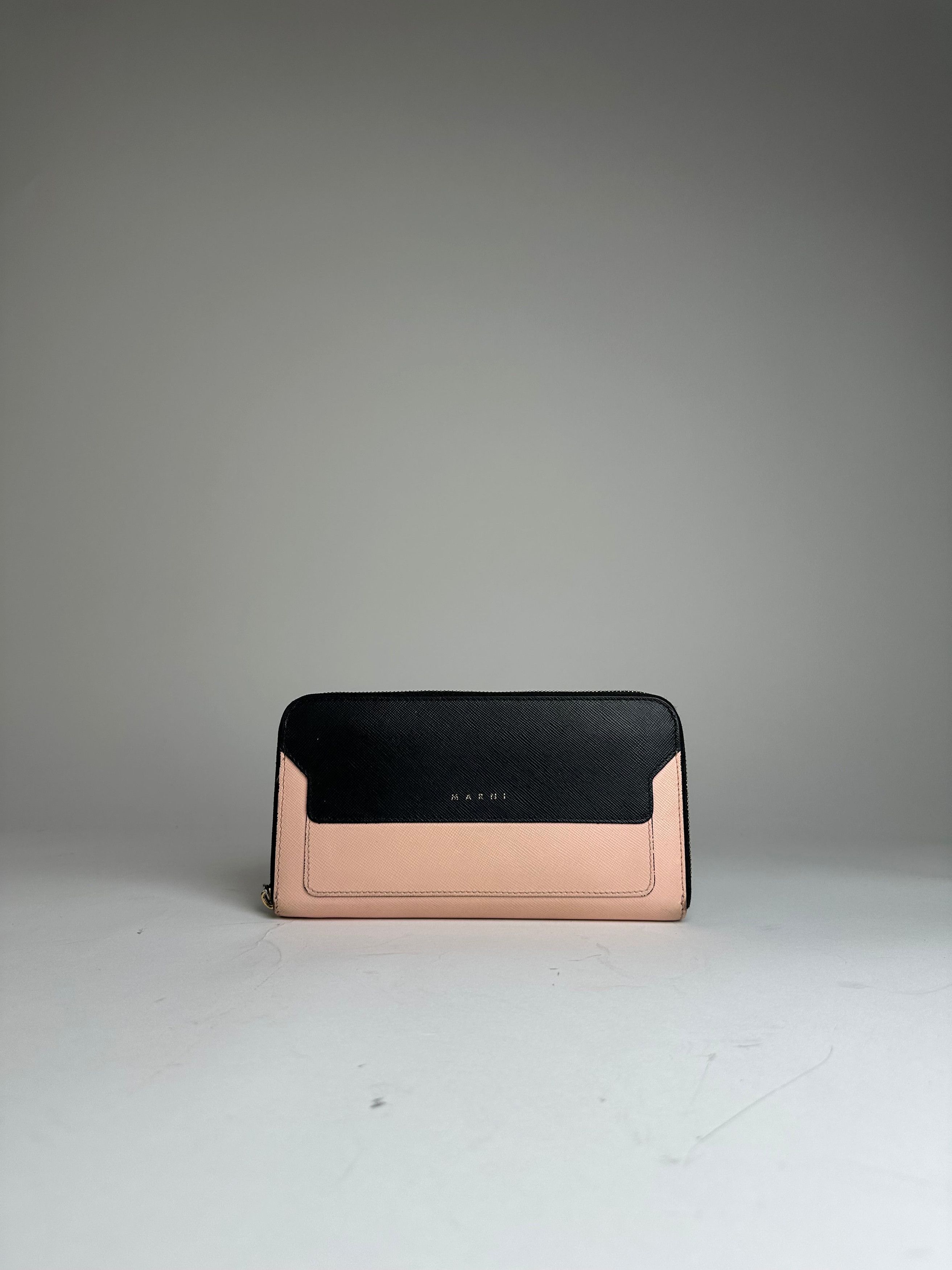 Marni Vintage Leather Wallet Rose Black Size ONE SIZE - 8 Thumbnail