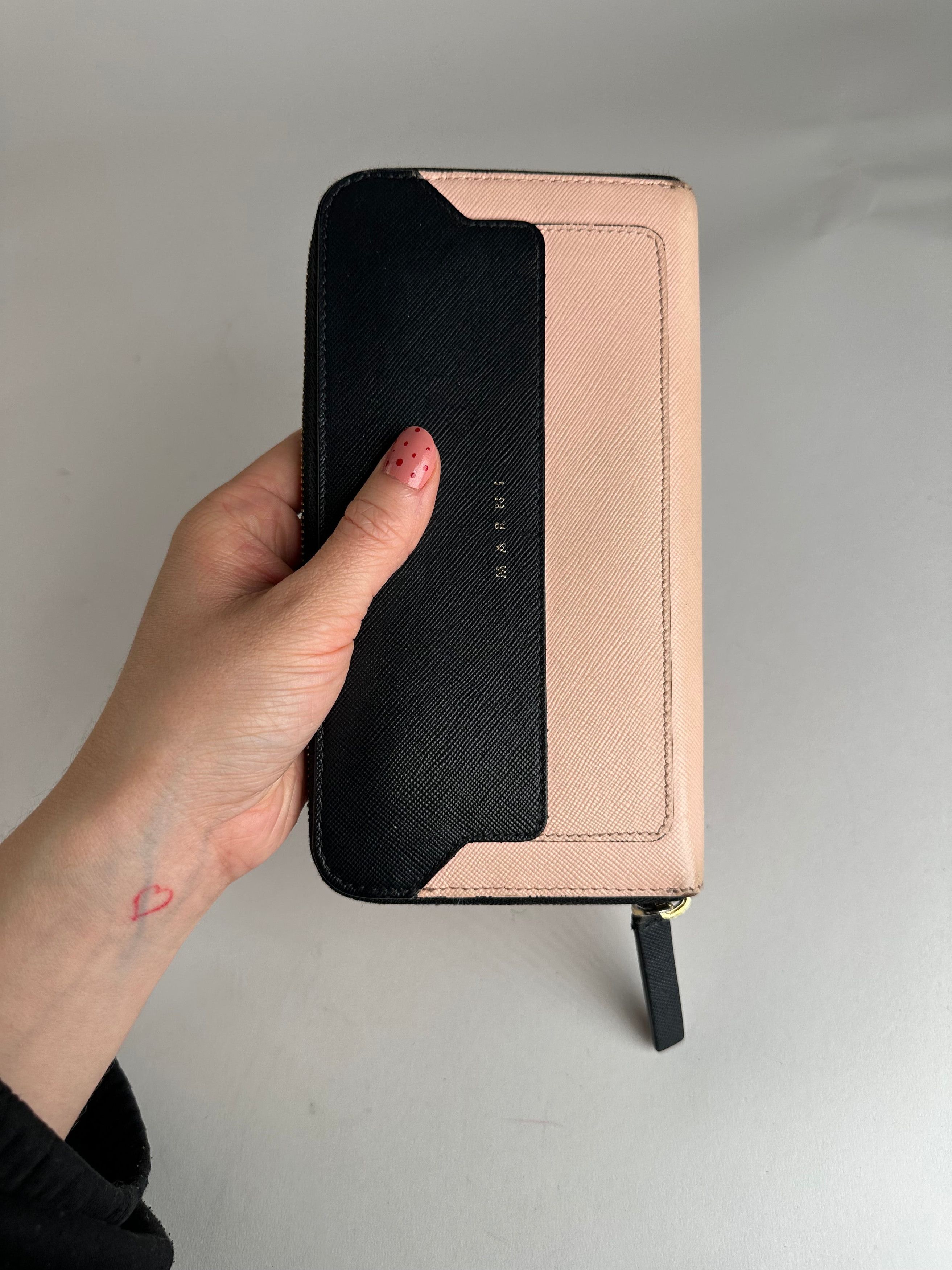 Marni Vintage Leather Wallet Rose Black Size ONE SIZE - 3 Thumbnail